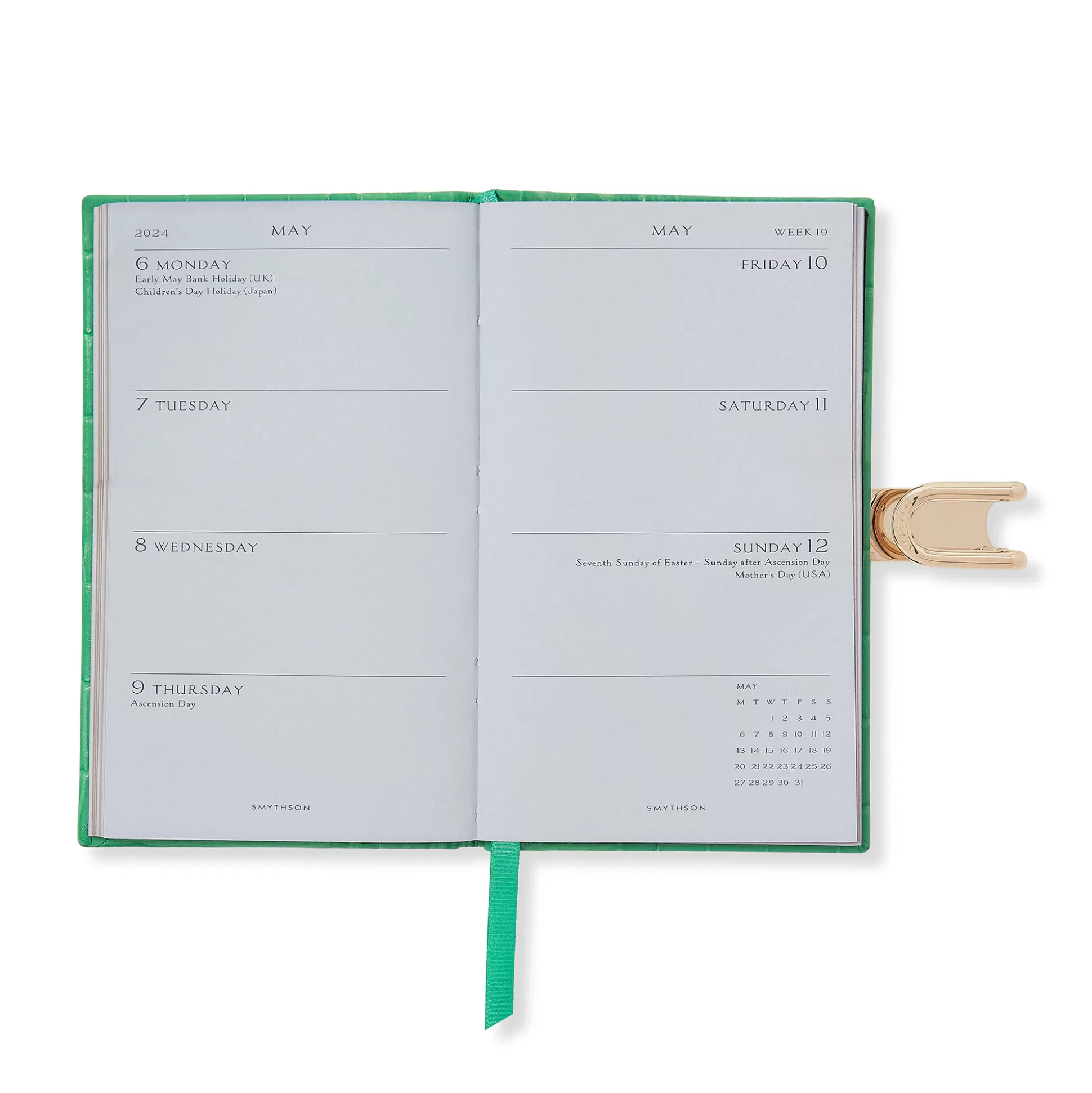 Smythson Pocket Diaries^2023-2024 Panama Weekly Diary With Slide In Mara