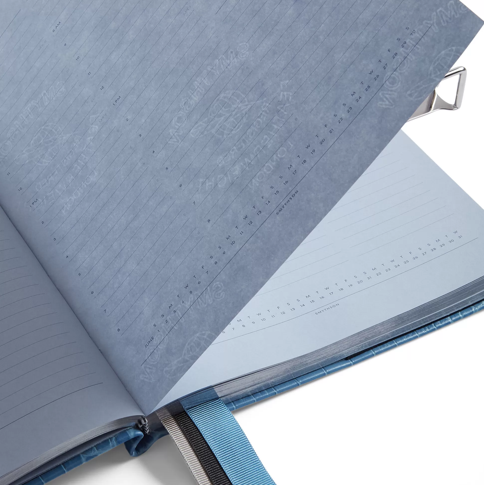 Smythson Desk Diaries^2023-2024 Portobello Weekly Vertical Diary With Slide In Mara