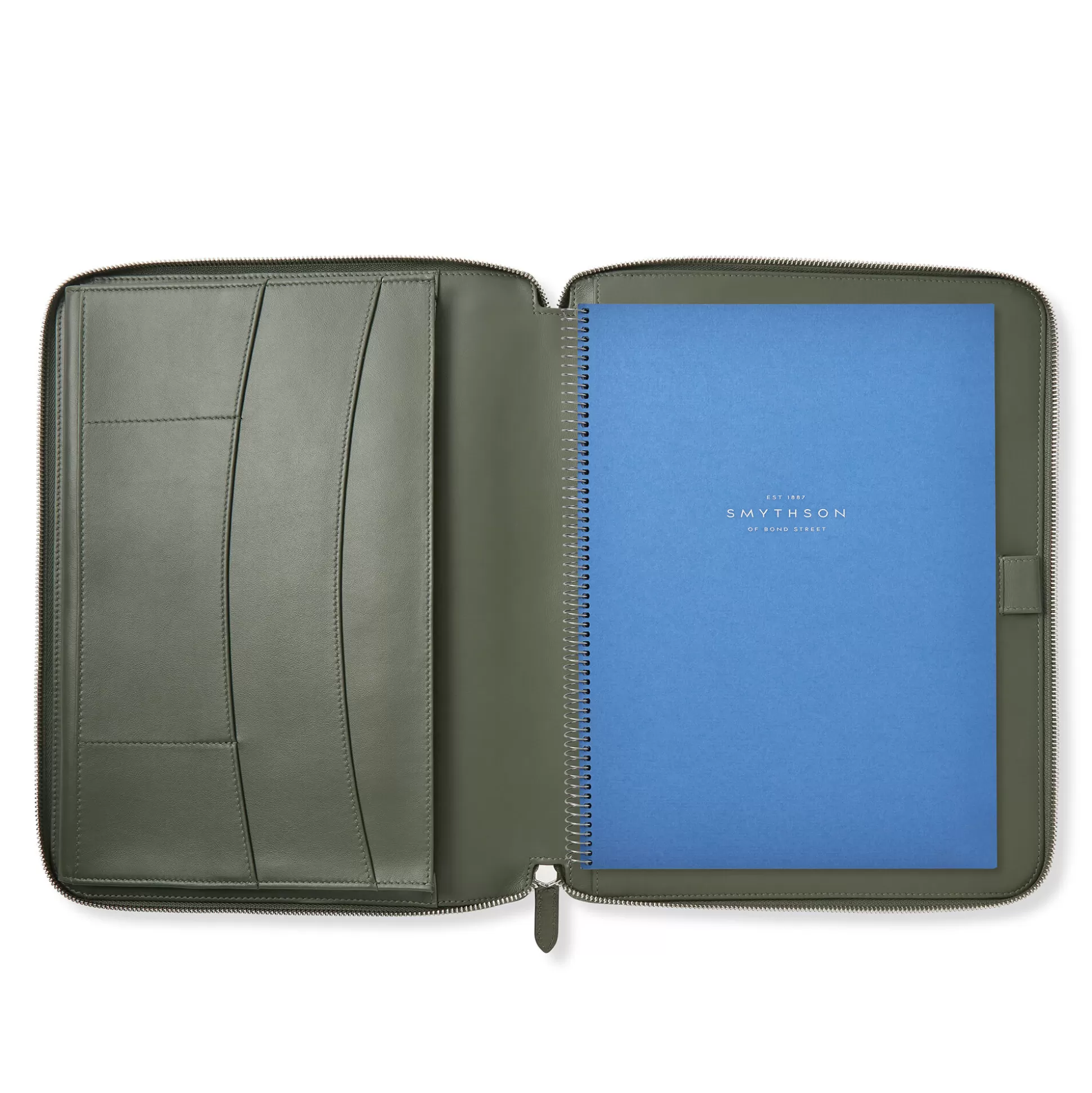 Women Smythson Writing Folders^A4 Writing Folder With Zip In Ludlow