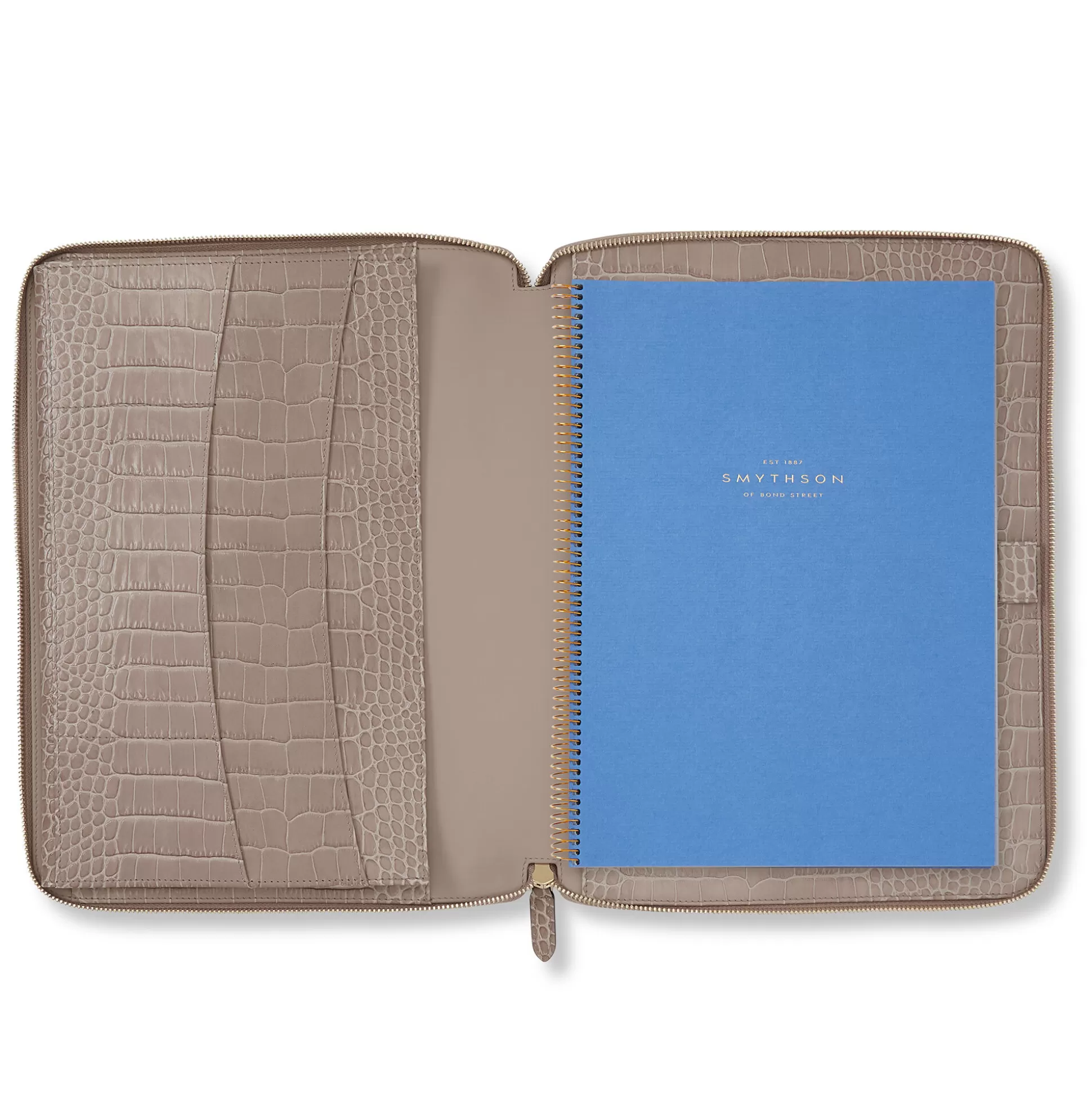 Women Smythson Writing Folders^A4 Writing Folder With Zip In Mara