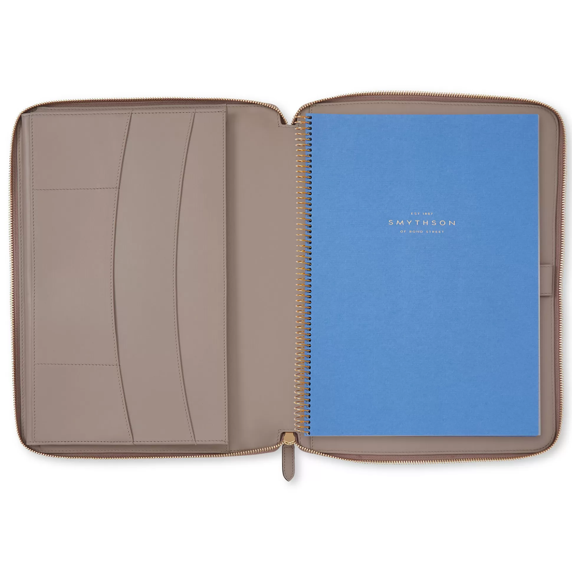 Women Smythson Writing Folders^A4 Writing Folder With Zip In Panama