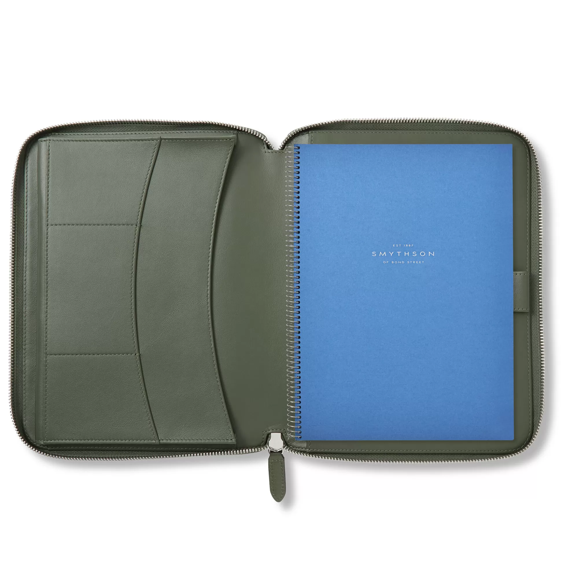 Women Smythson Writing Folders^A5 Writing Folder With Zip In Ludlow