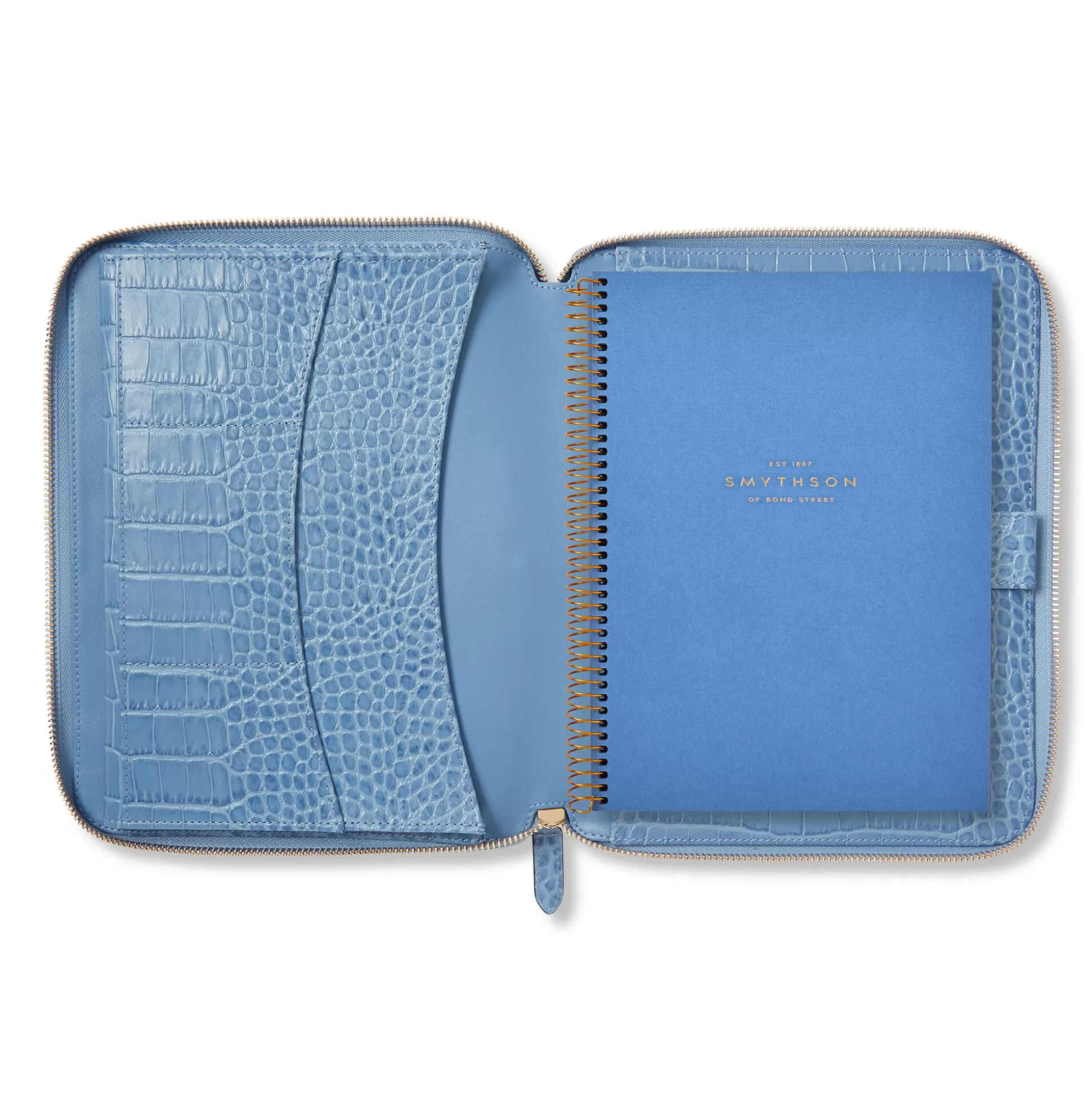 Women Smythson Writing Folders^A5 Writing Folder With Zip In Mara