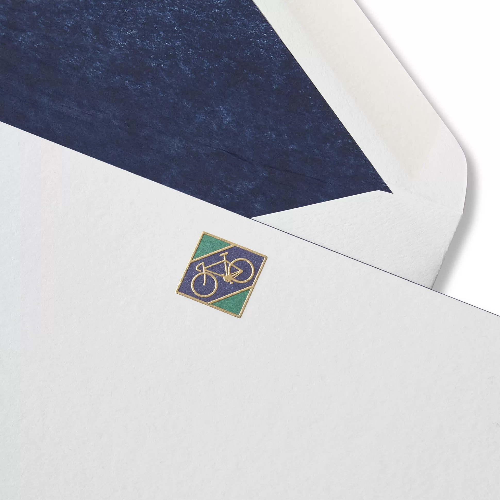 Smythson Correspondence Cards^Bicycle Motif Correspondence Card Set