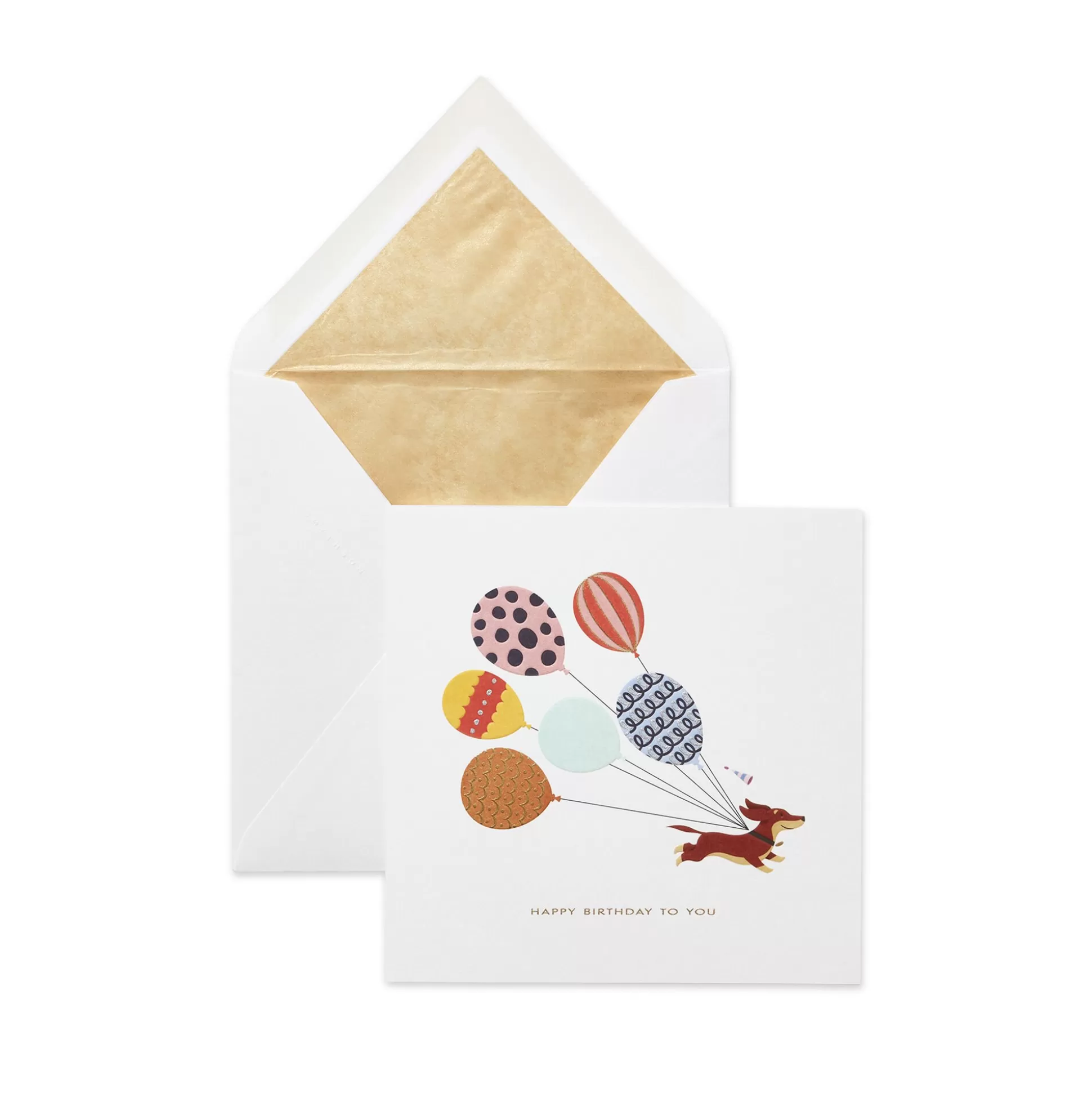 Smythson Birthday Cards^Birthday Balloons Card