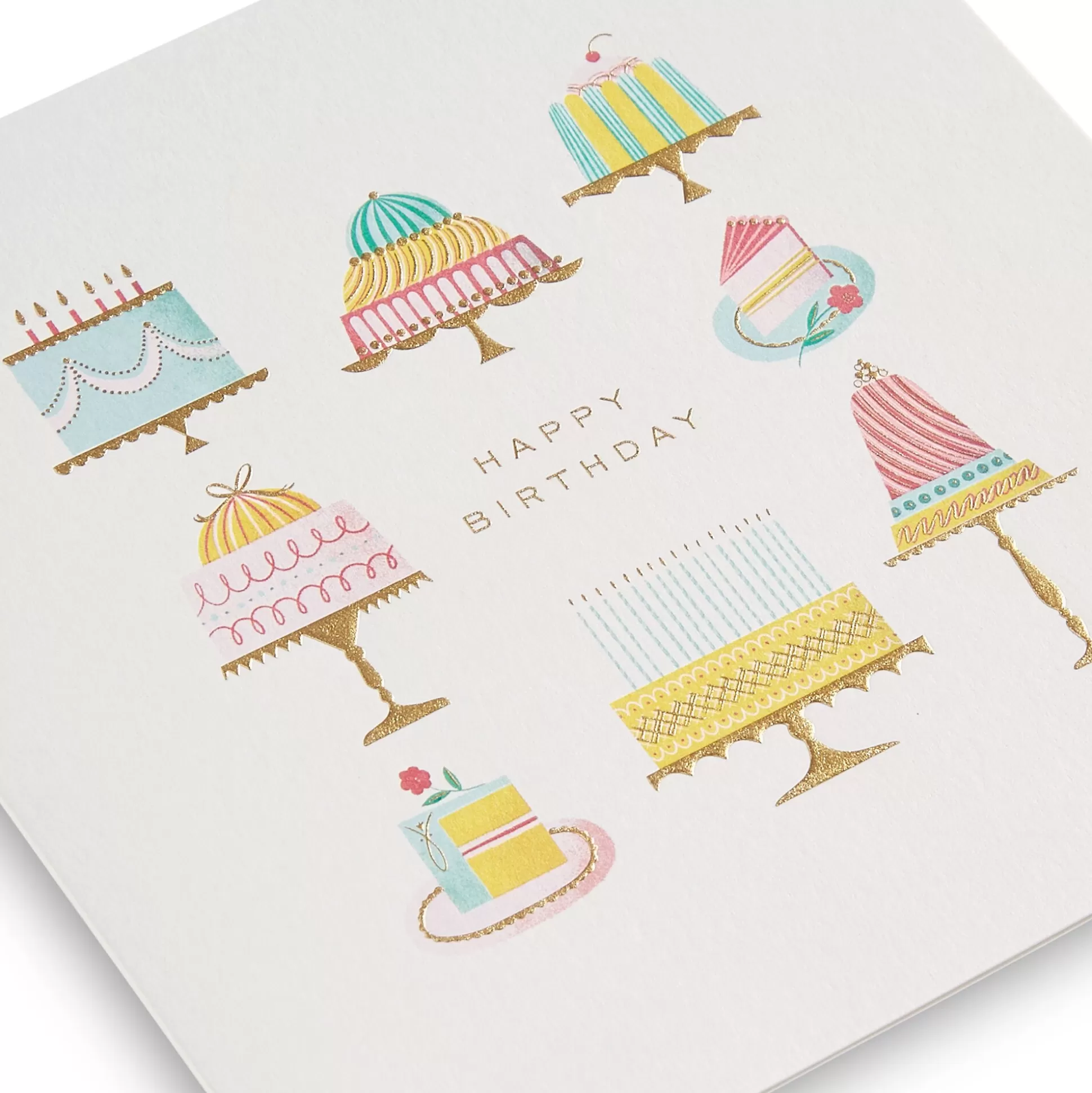 Smythson Birthday Cards^Birthday Cakes Card