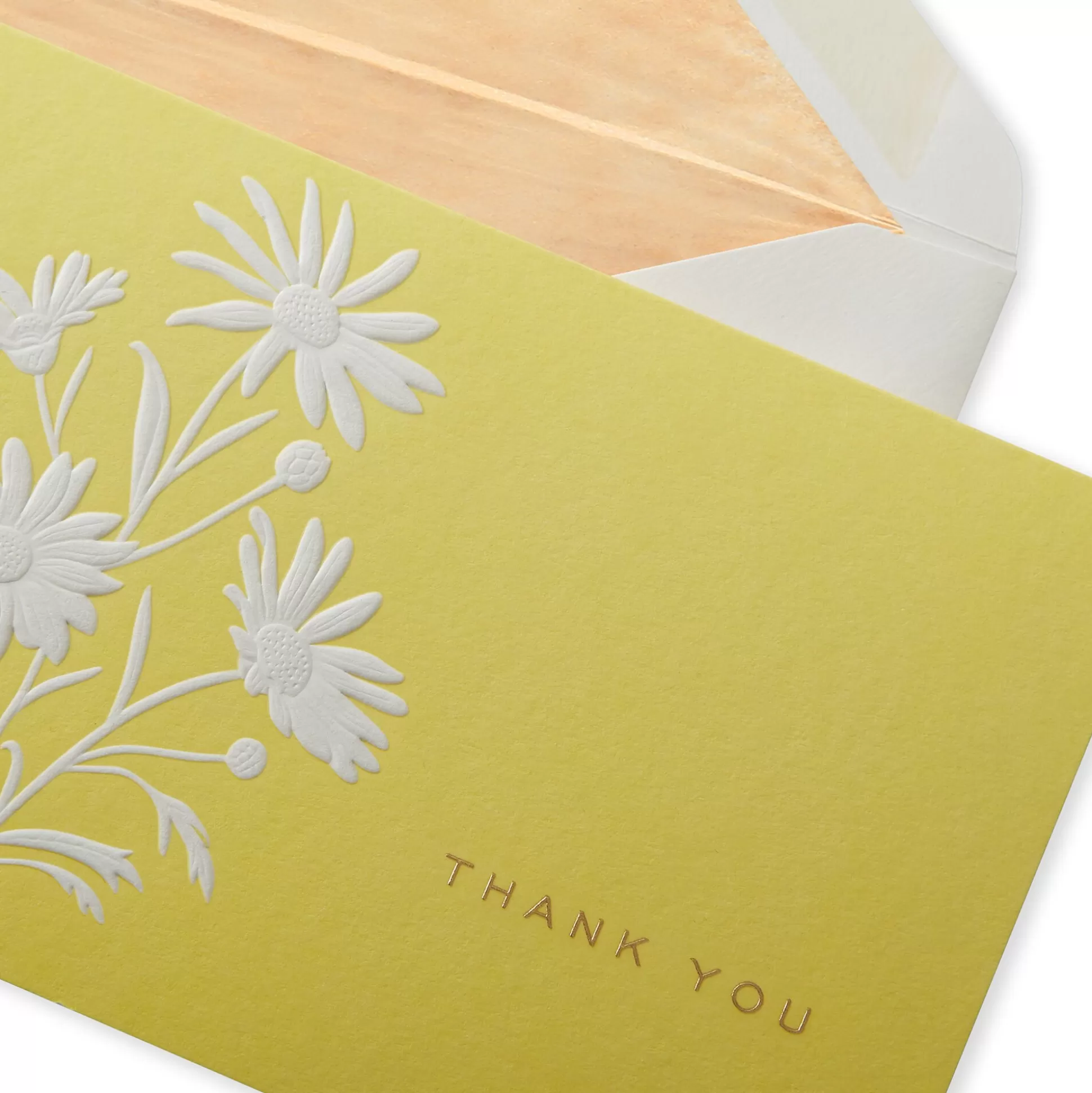 Smythson Thank You Cards^Daisy Thank You Notelets