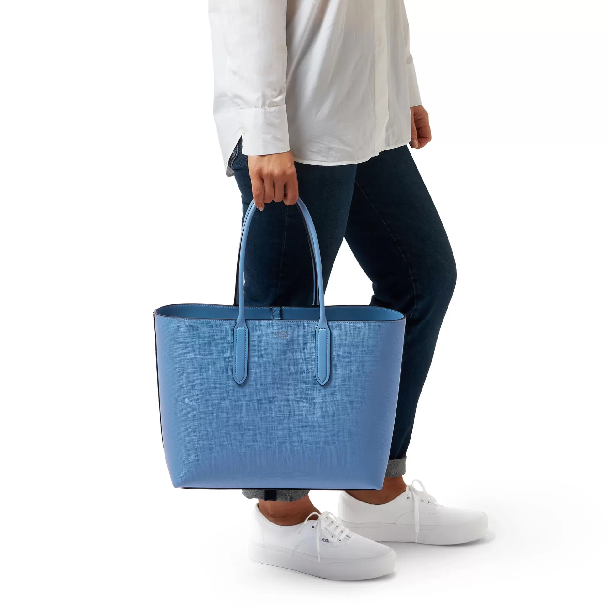Women Smythson Tote Bags^East West Tote Bag In Panama