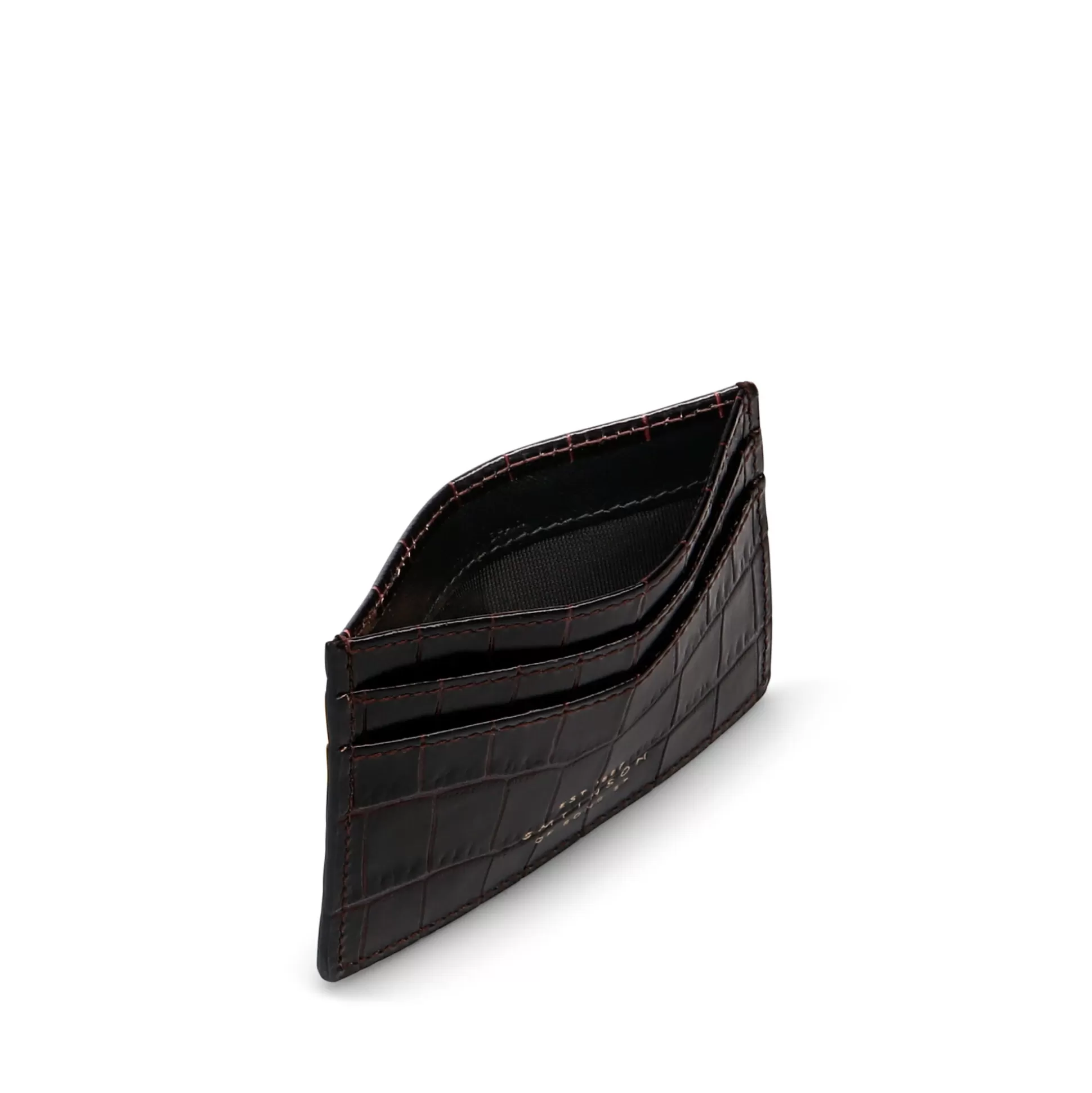Women Smythson Card Holders^Flat Card Holder In Mara