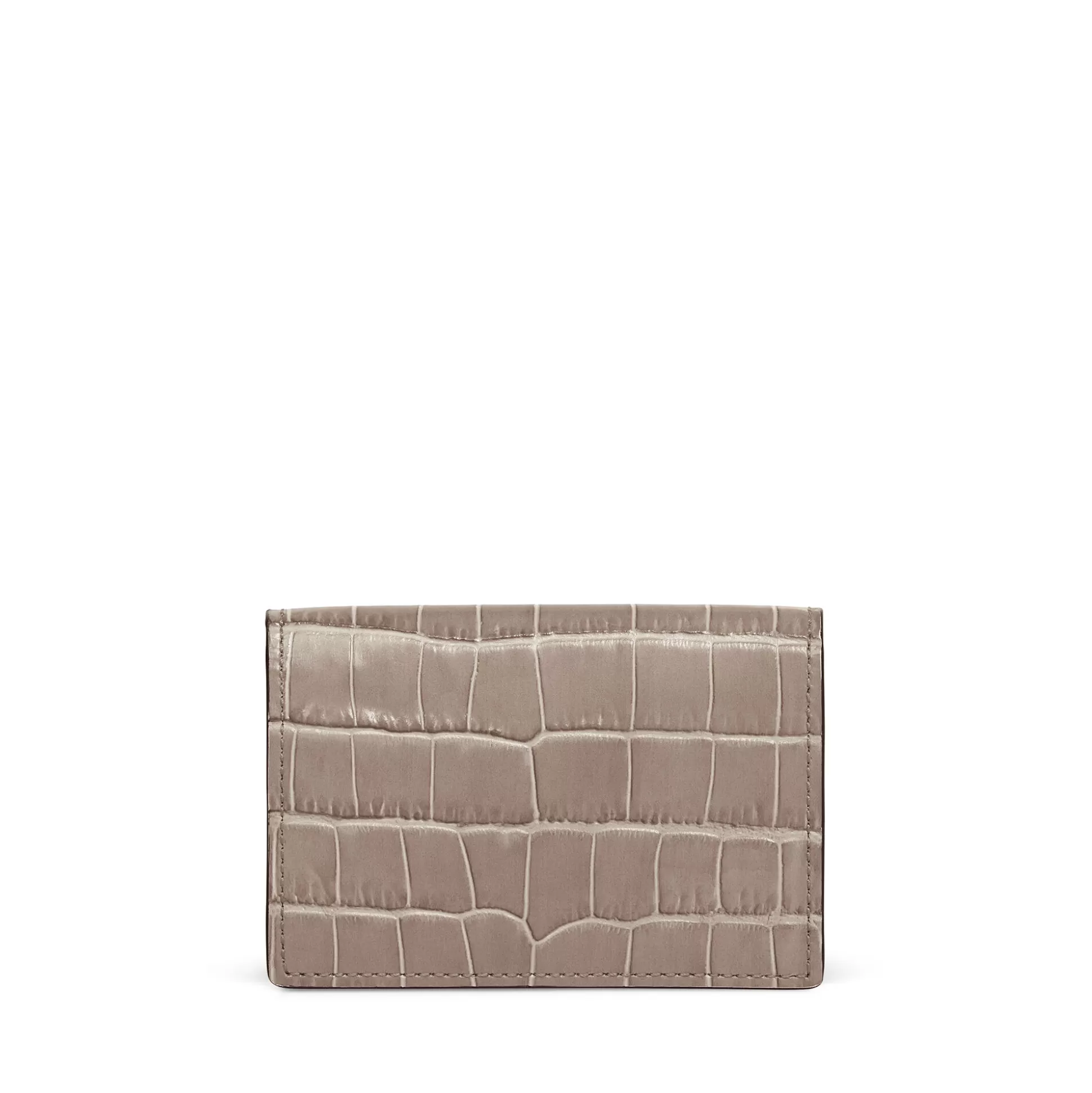 Women Smythson Card Holders^Folded Card Case With Snap Closure In Mara