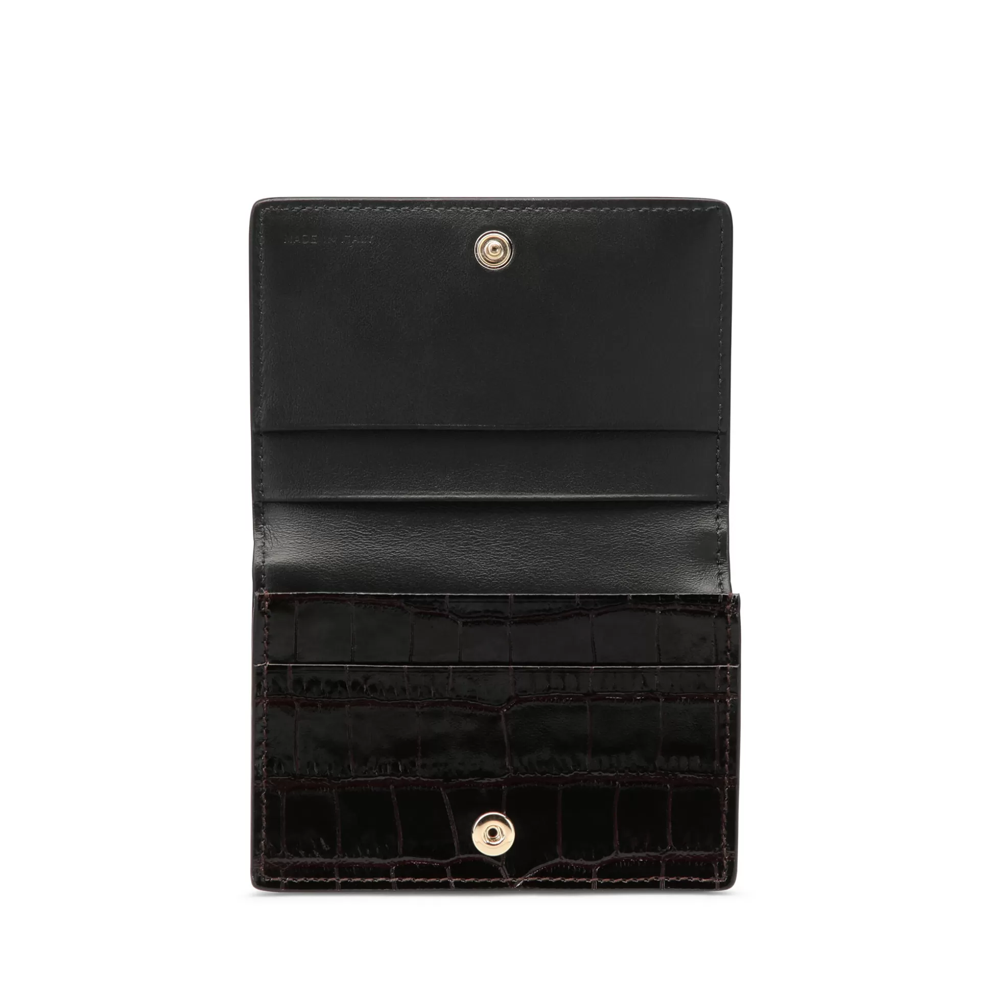 Women Smythson Card Holders^Folded Card Case With Snap Closure In Mara