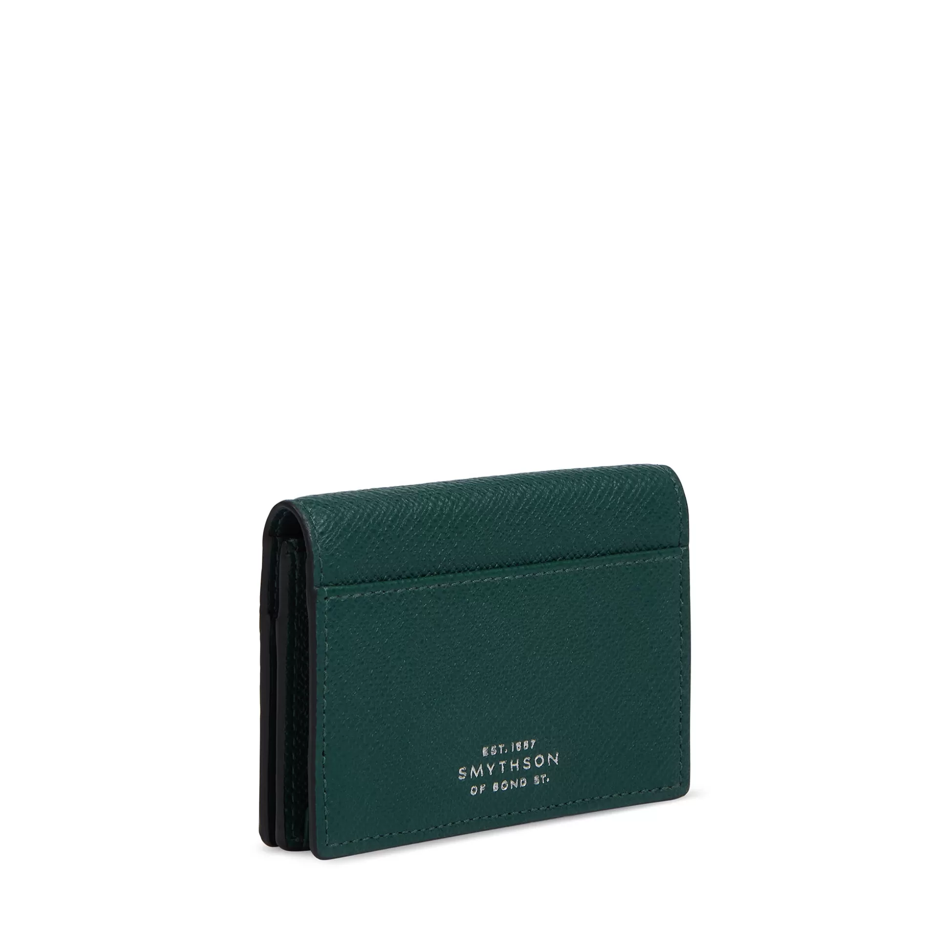 Smythson Trinket Trays And Cases^Folded Card Case With Snap Closure In Panama
