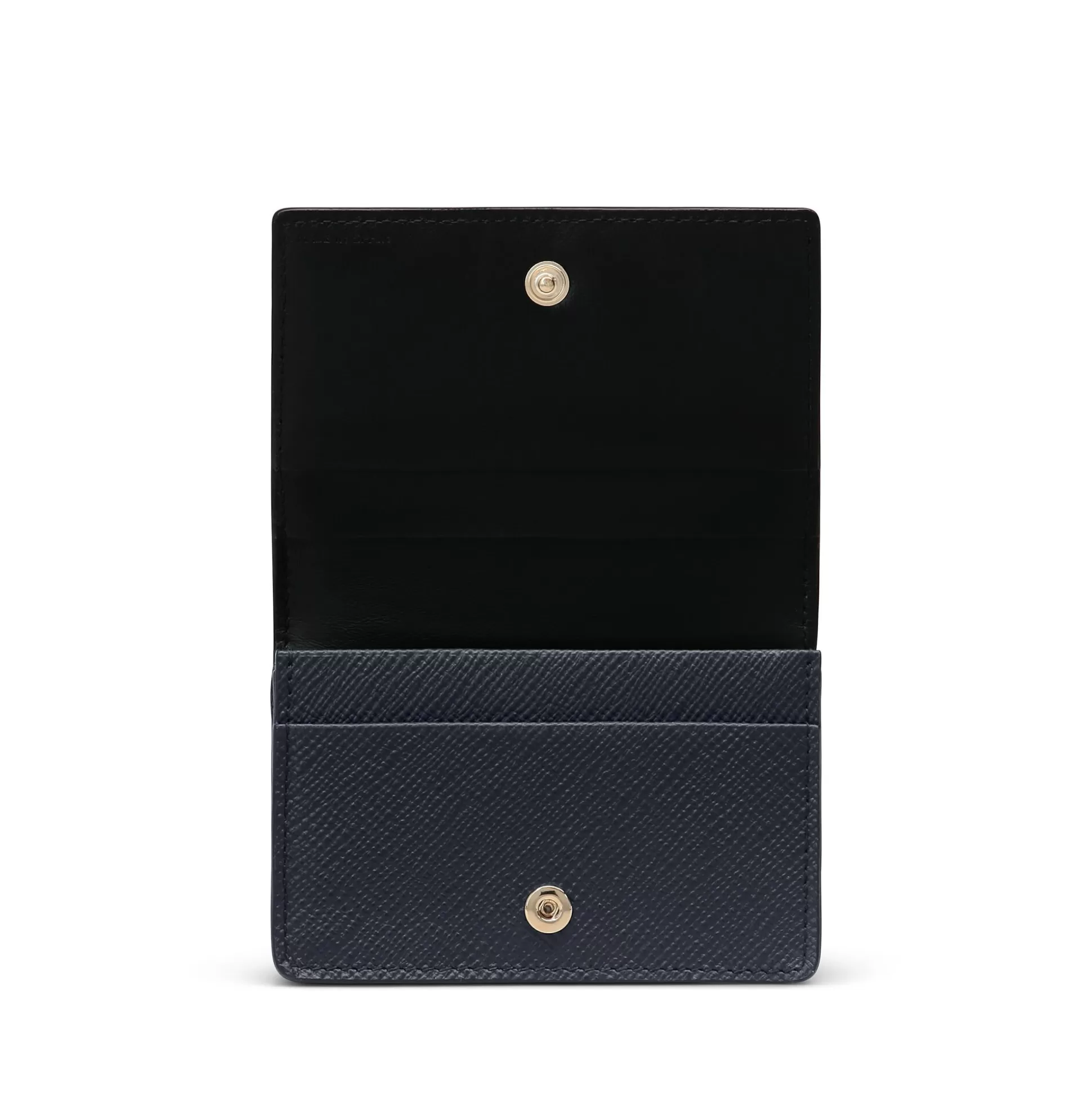 Women Smythson Card Holders^Folded Card Case With Snap Closure In Panama