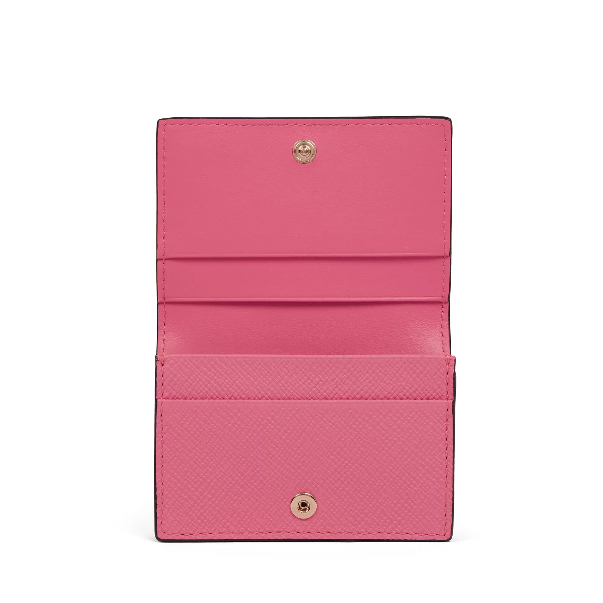 Smythson Trinket Trays And Cases^Folded Card Case With Snap Closure In Panama