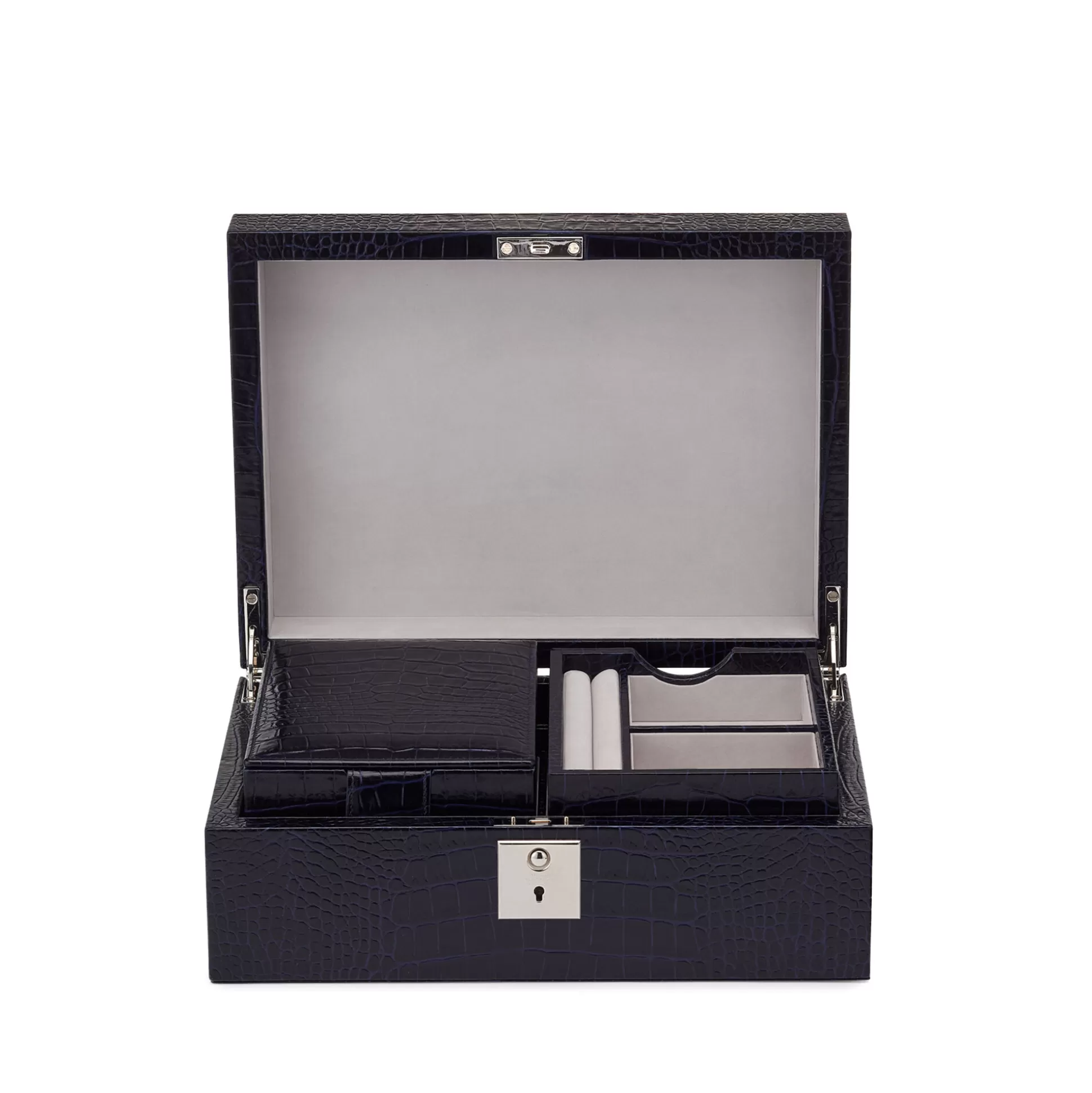 Smythson Jewellery Boxes And Rolls^Jewellery Box With Travel Tray In Mara