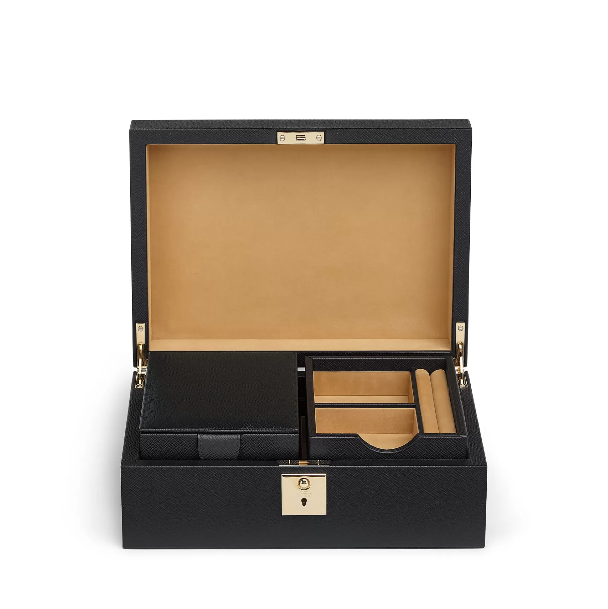 Smythson Jewellery Boxes And Rolls^Jewellery Box With Travel Tray In Panama
