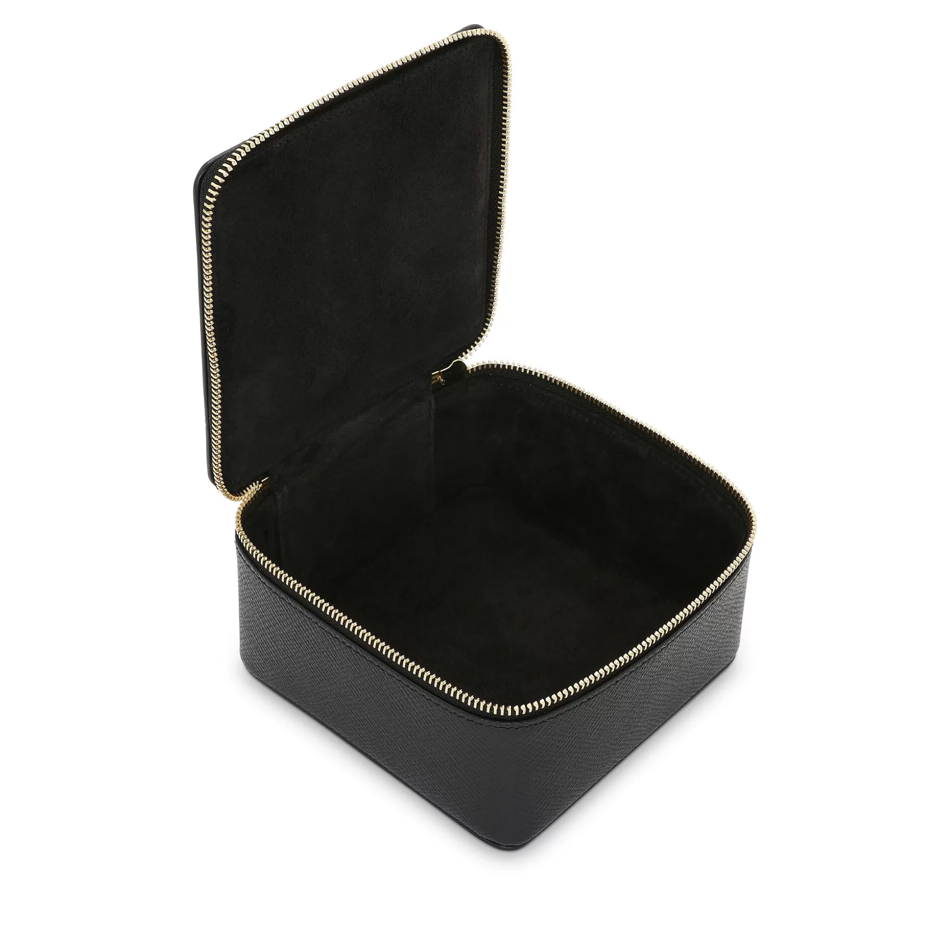 Smythson Trinket Trays And Cases^Large Square Trinket Case In Panama