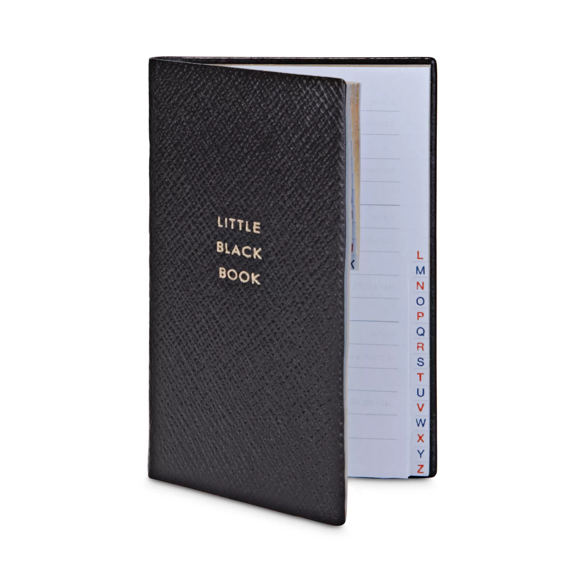 Smythson Titled Notebooks^Little Telephone And Address Wafer Book In Panama