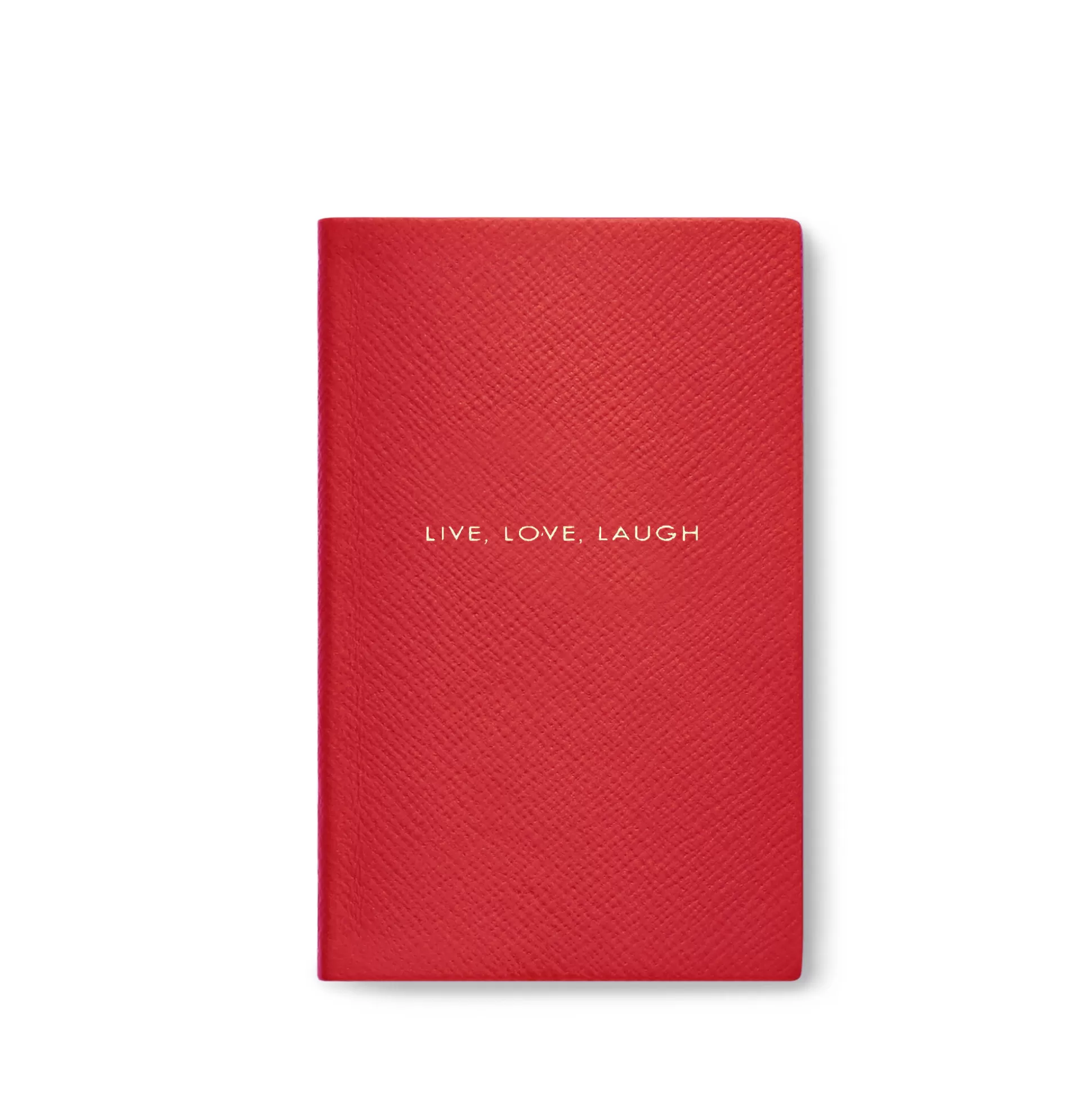 Smythson Titled Notebooks^Live Love Laugh Panama Notebook