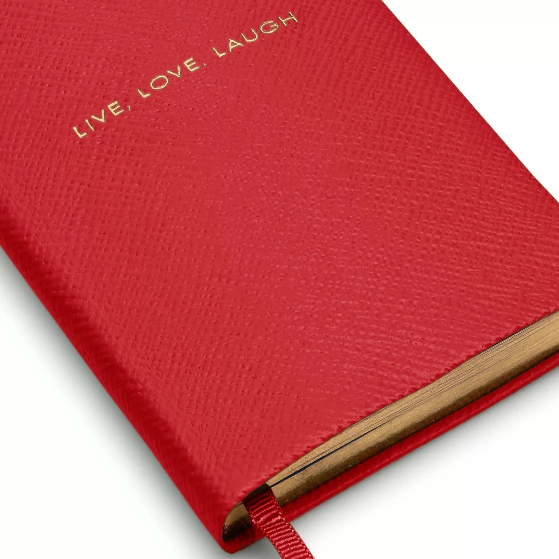 Smythson Titled Notebooks^Live Love Laugh Panama Notebook