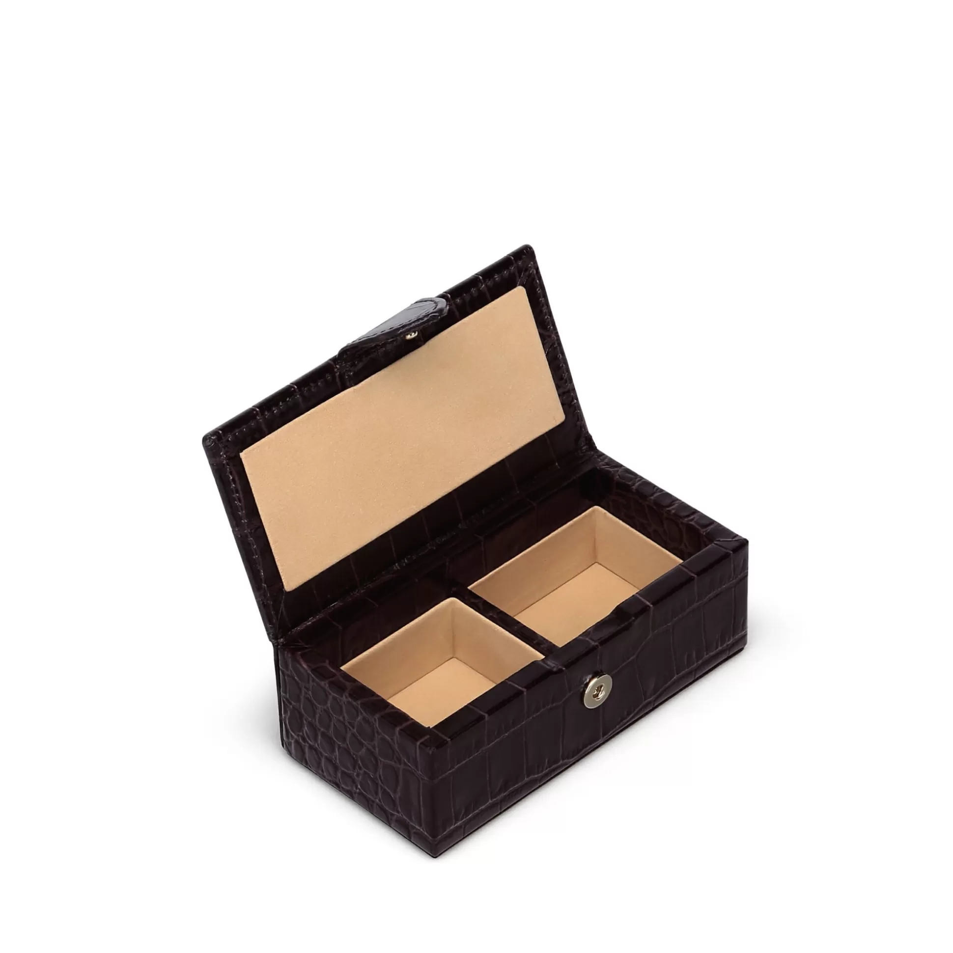 Men Smythson Watch And Cufflink Boxes^Mini Cufflink Box In Mara