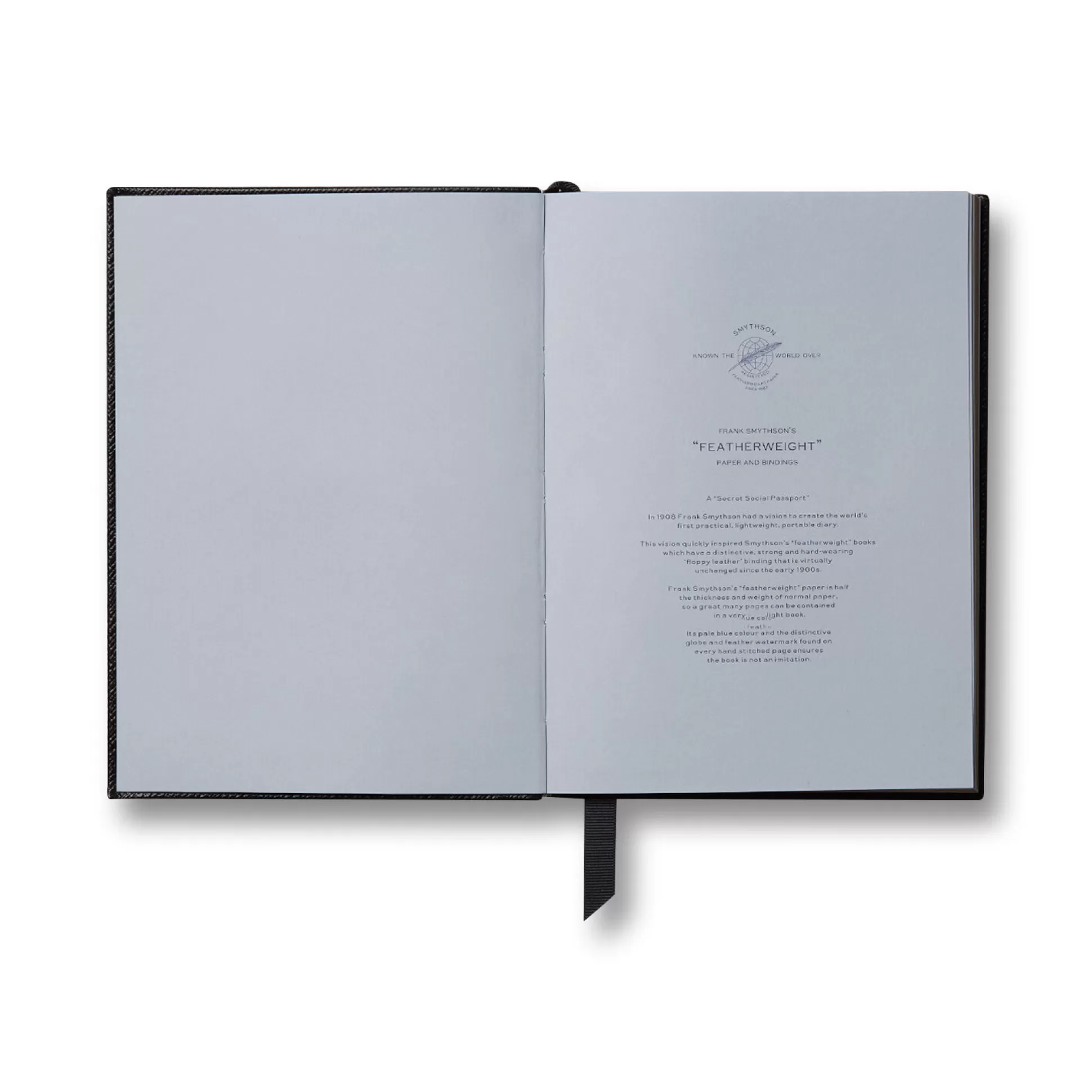 Smythson Classic Notebooks^Plain Paged Soho Notebook In Panama