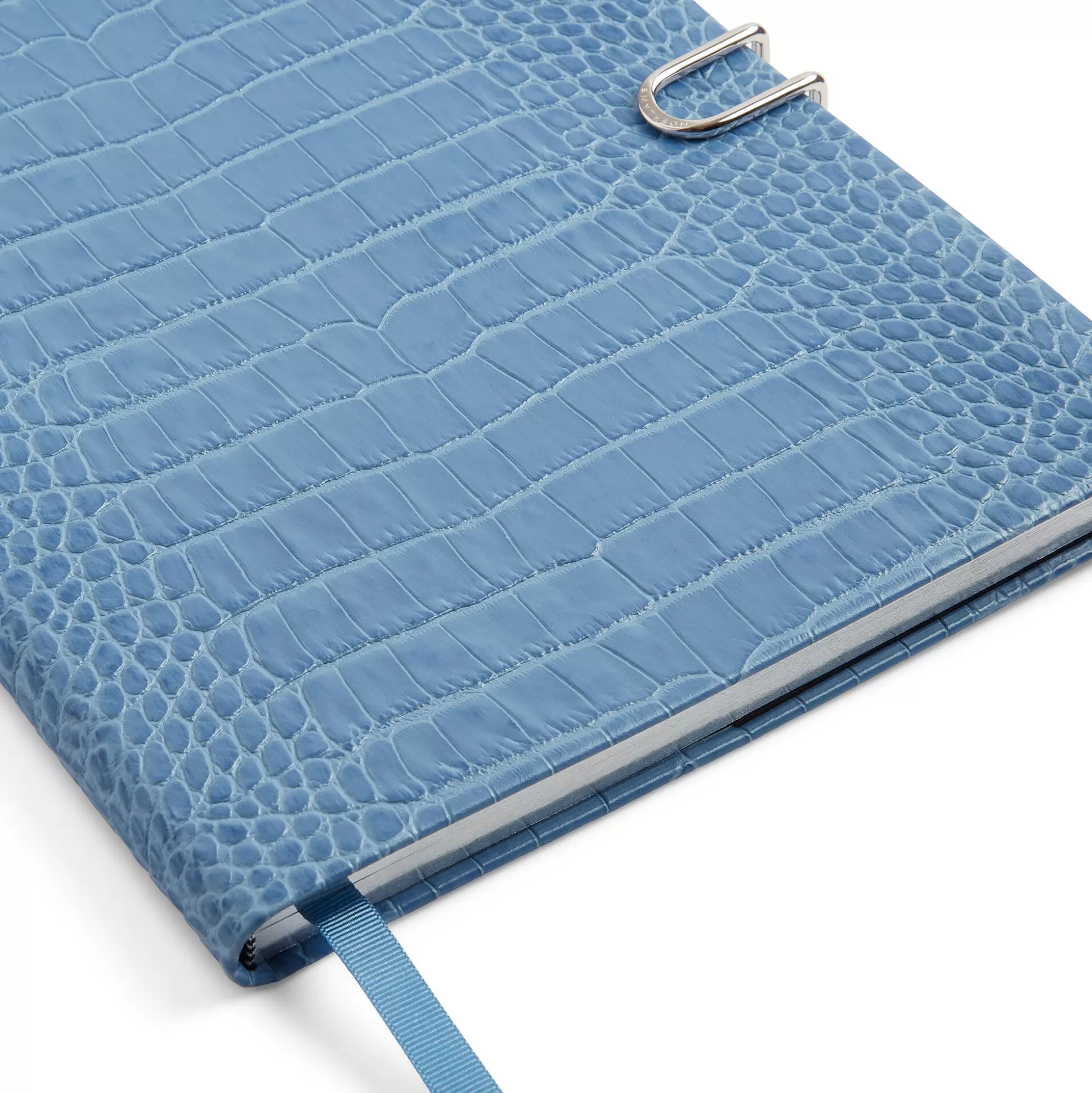 Smythson Classic Notebooks^Portobello Notebook With Slide Closure In Mara