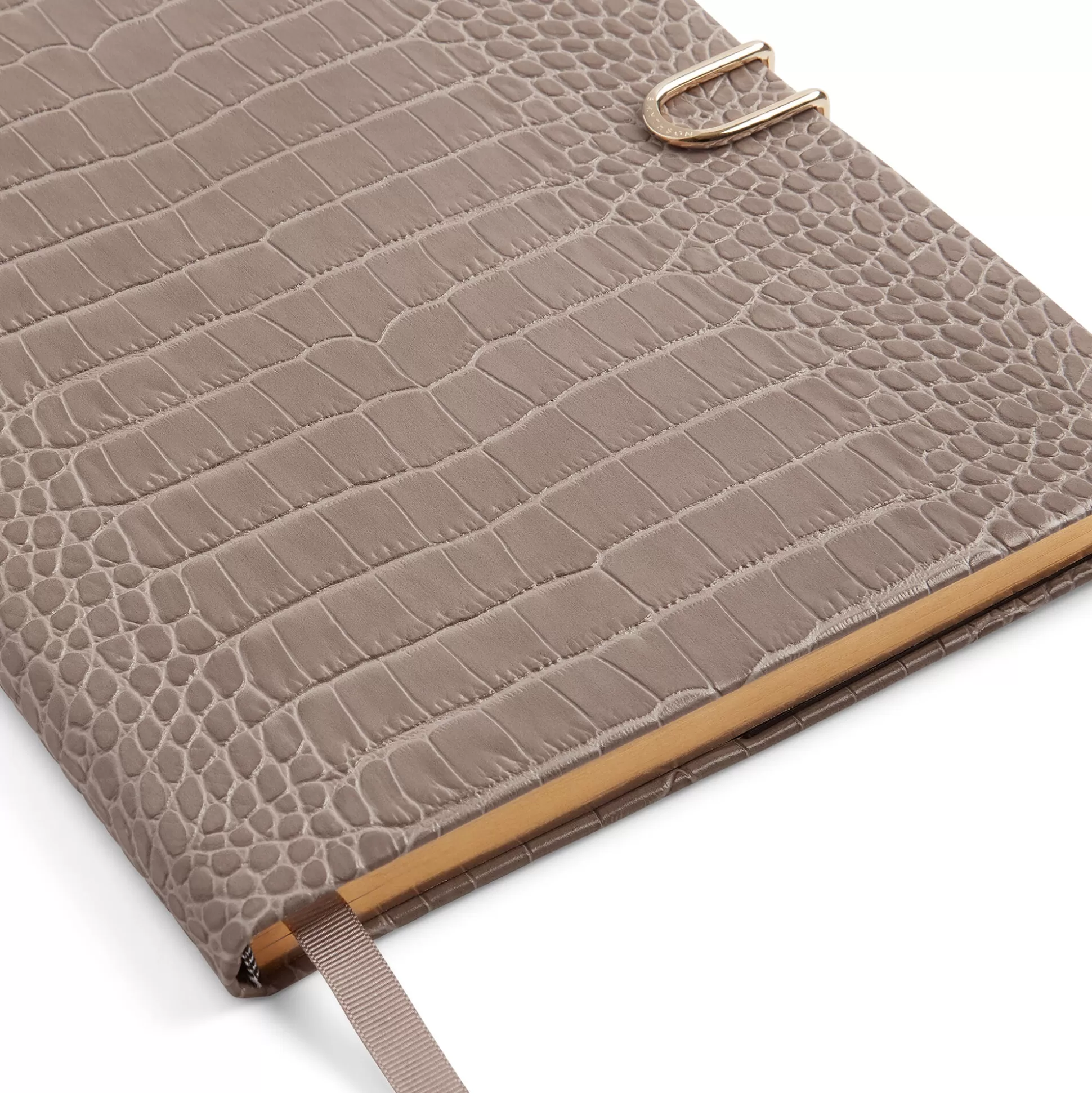 Smythson Classic Notebooks^Portobello Notebook With Slide Closure In Mara