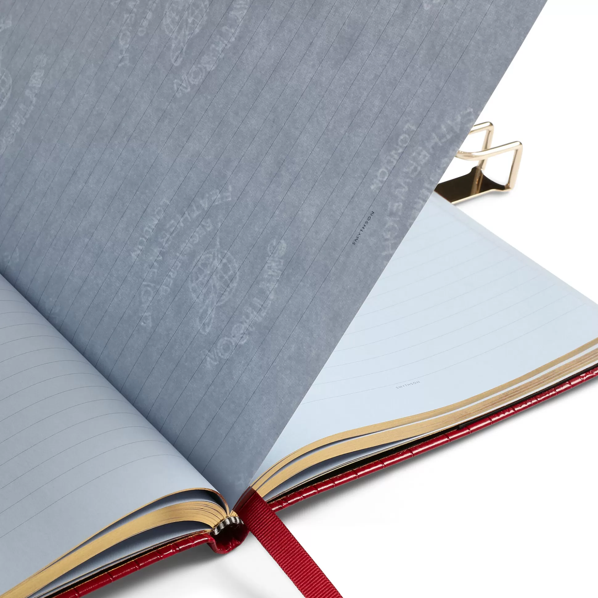Smythson Classic Notebooks^Portobello Notebook With Slide Closure In Mara