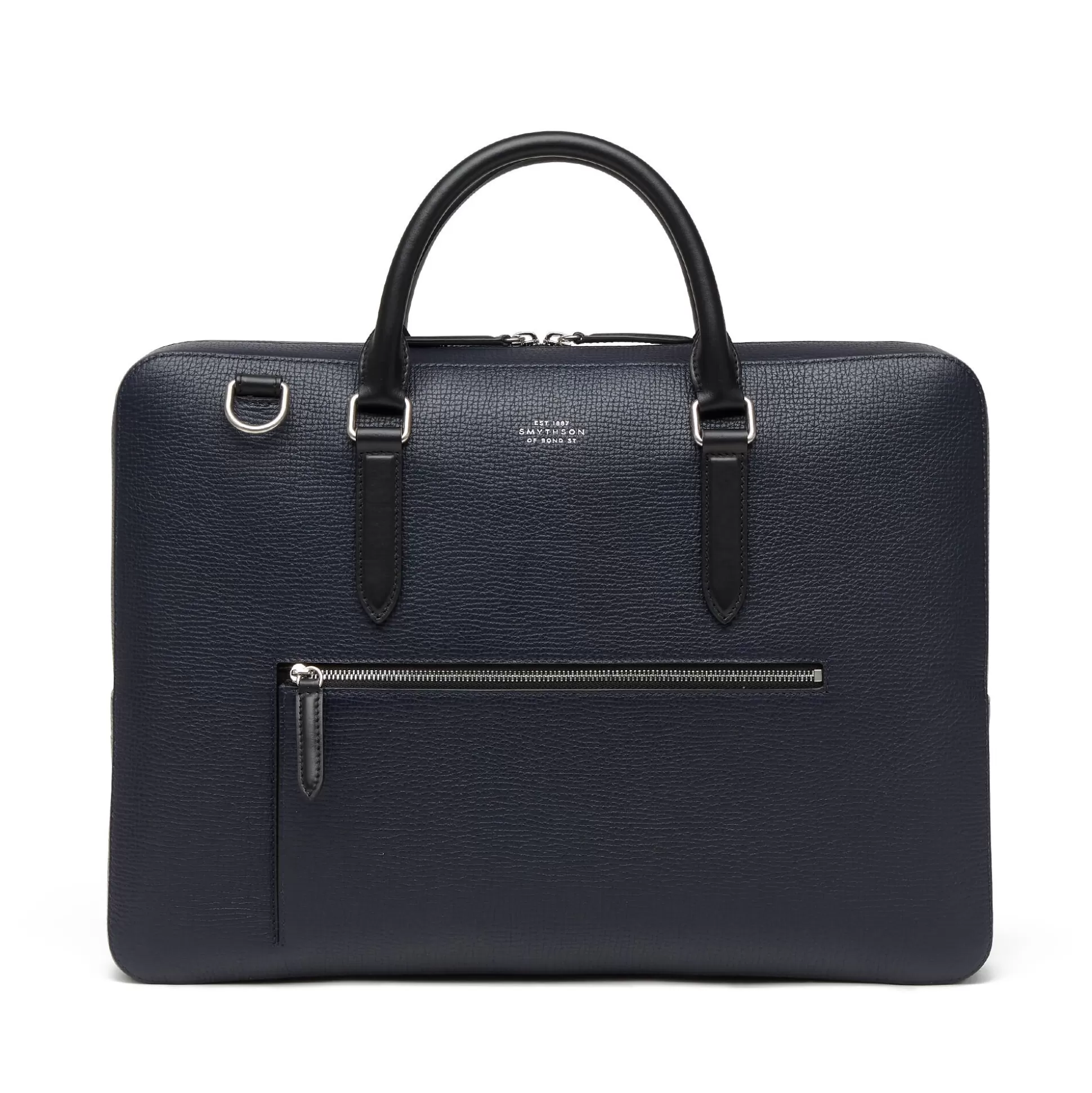 Women Smythson Business Bags And Briefcases^Slim Briefcase With Zip Front In Ludlow