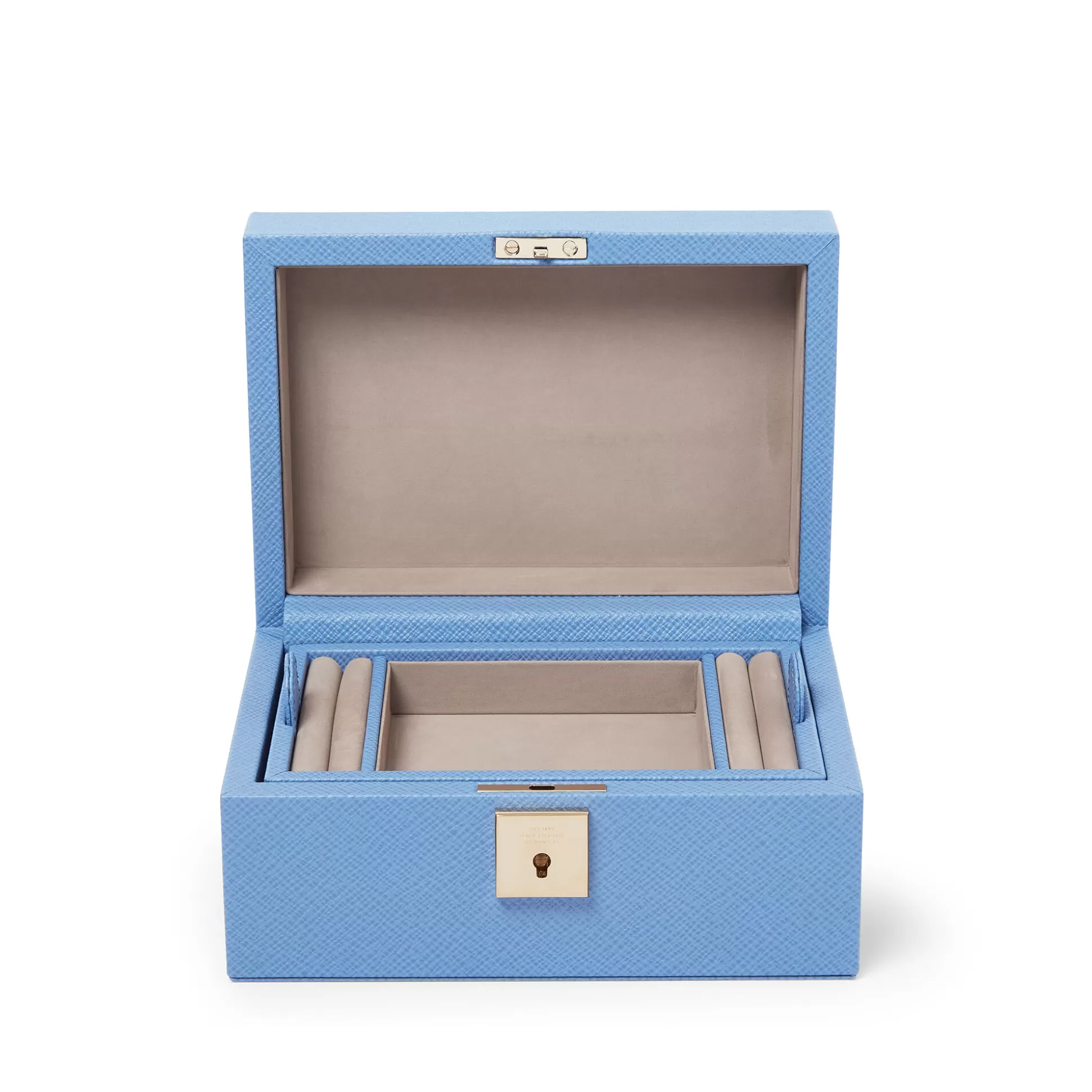 Smythson Jewellery Boxes And Rolls^Small Jewellery Box With Tray In Panama