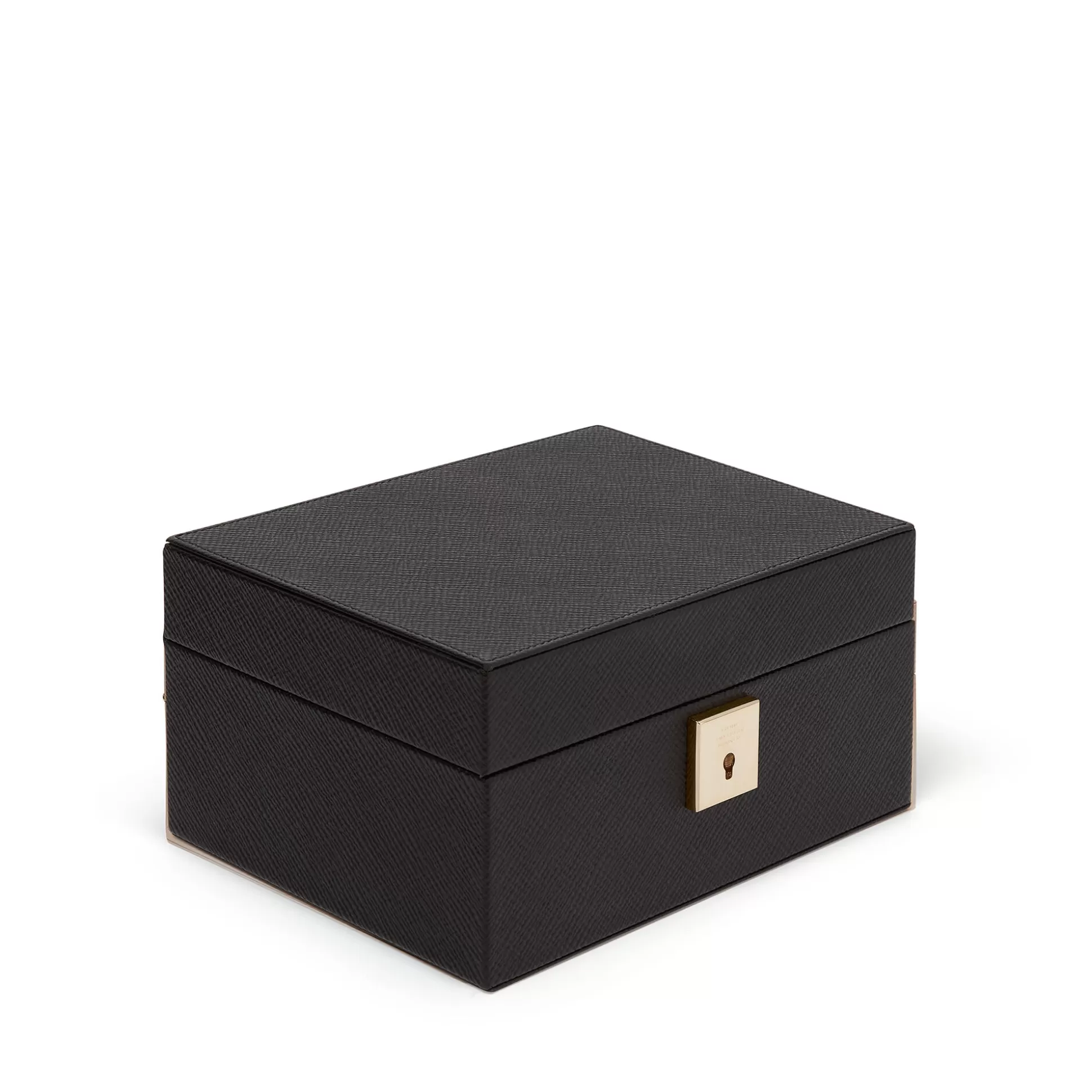 Smythson Jewellery Boxes And Rolls^Small Jewellery Box With Tray In Panama