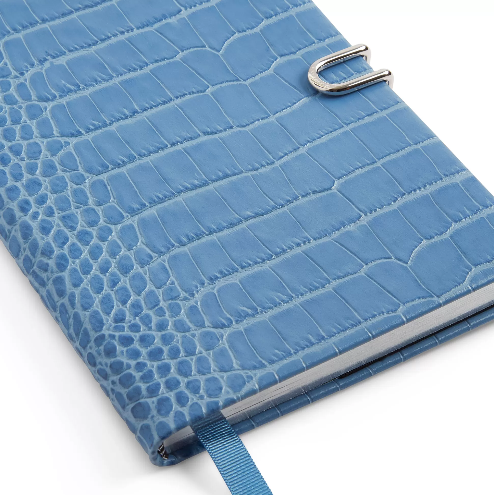 Smythson Classic Notebooks^Soho Notebook With Slide Closure In Mara