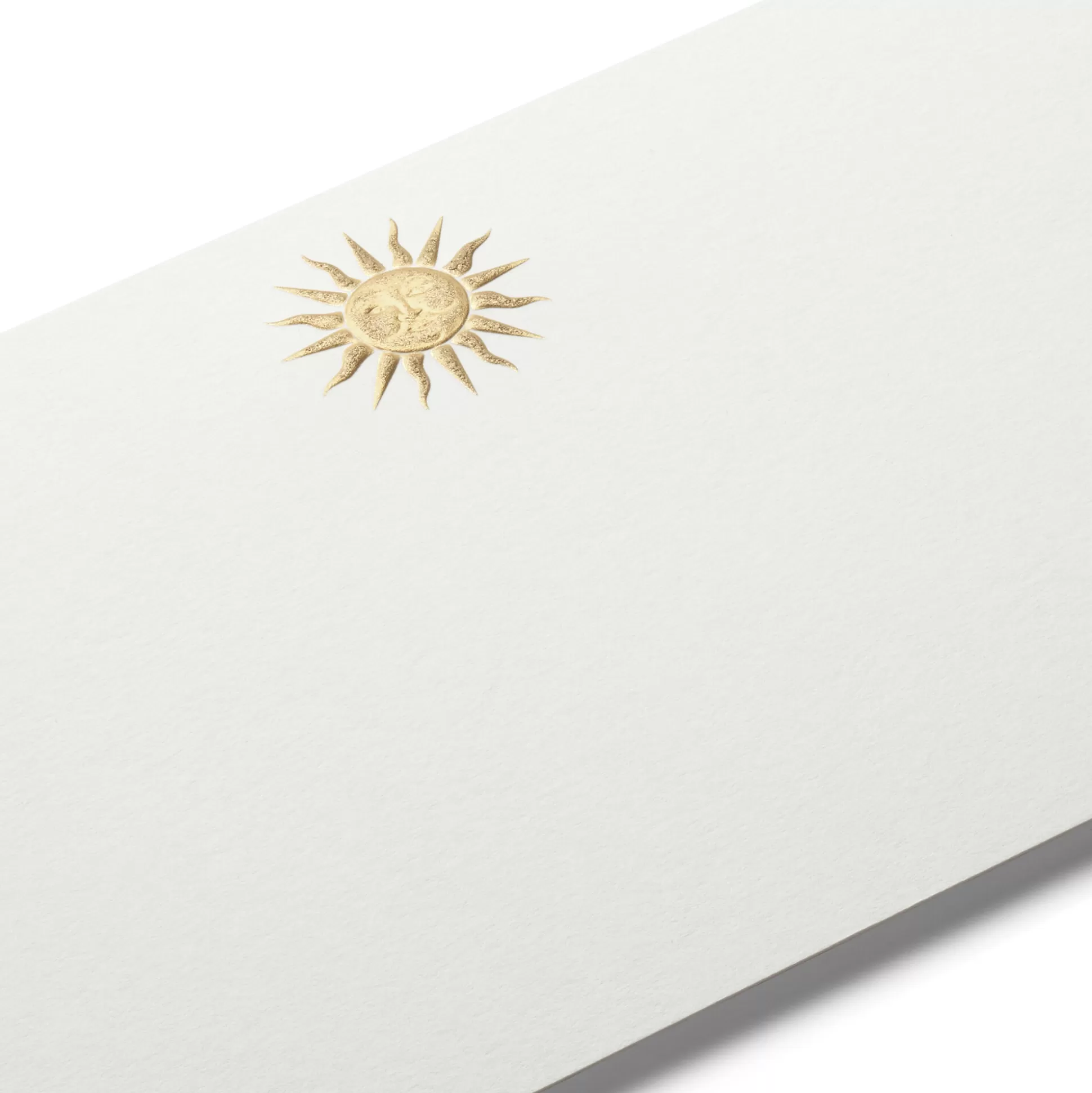 Smythson Correspondence Cards^Sun Motif Correspondence Cards