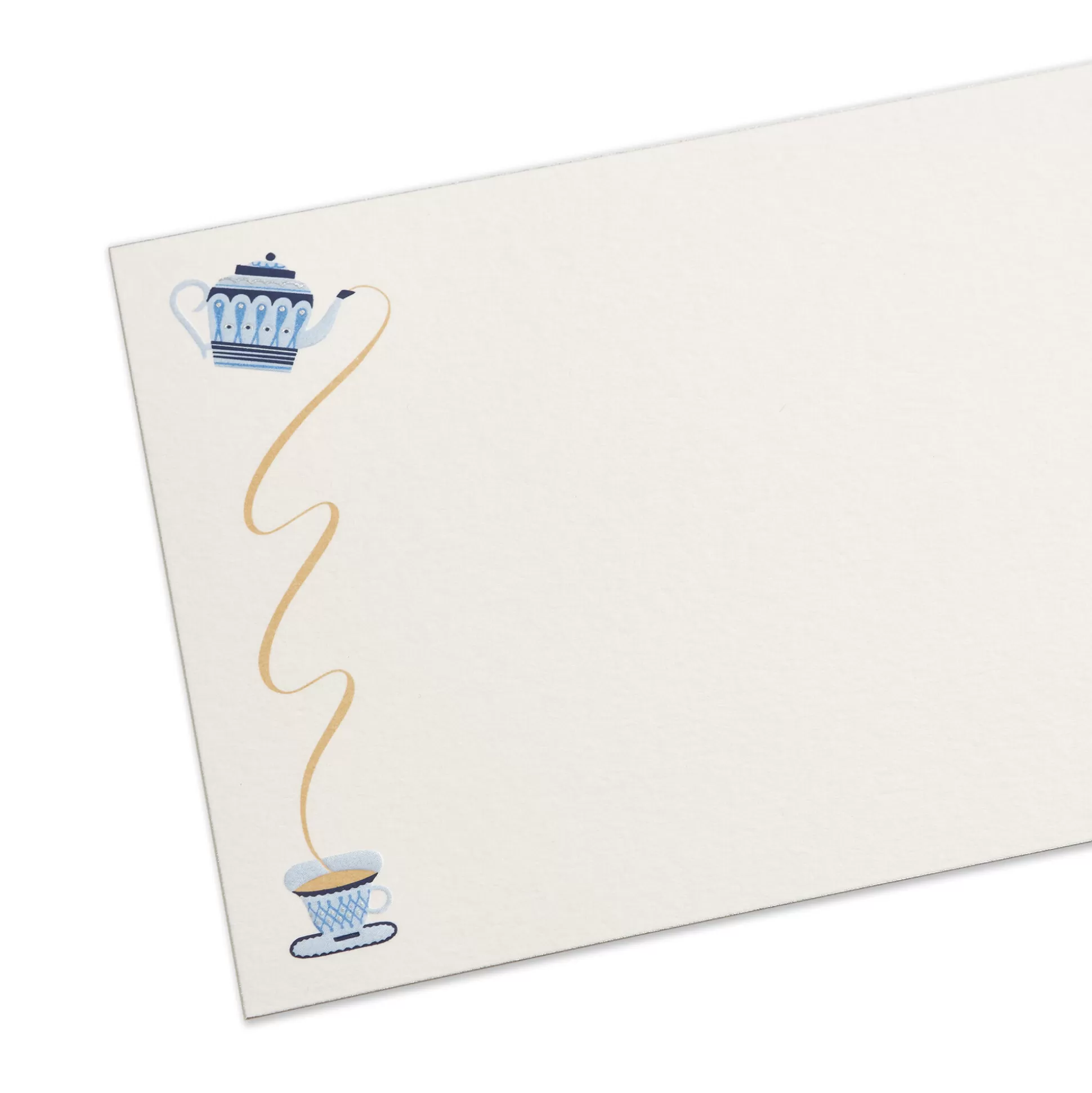 Smythson Correspondence Cards^Teapot Motif Correspondence Card Set