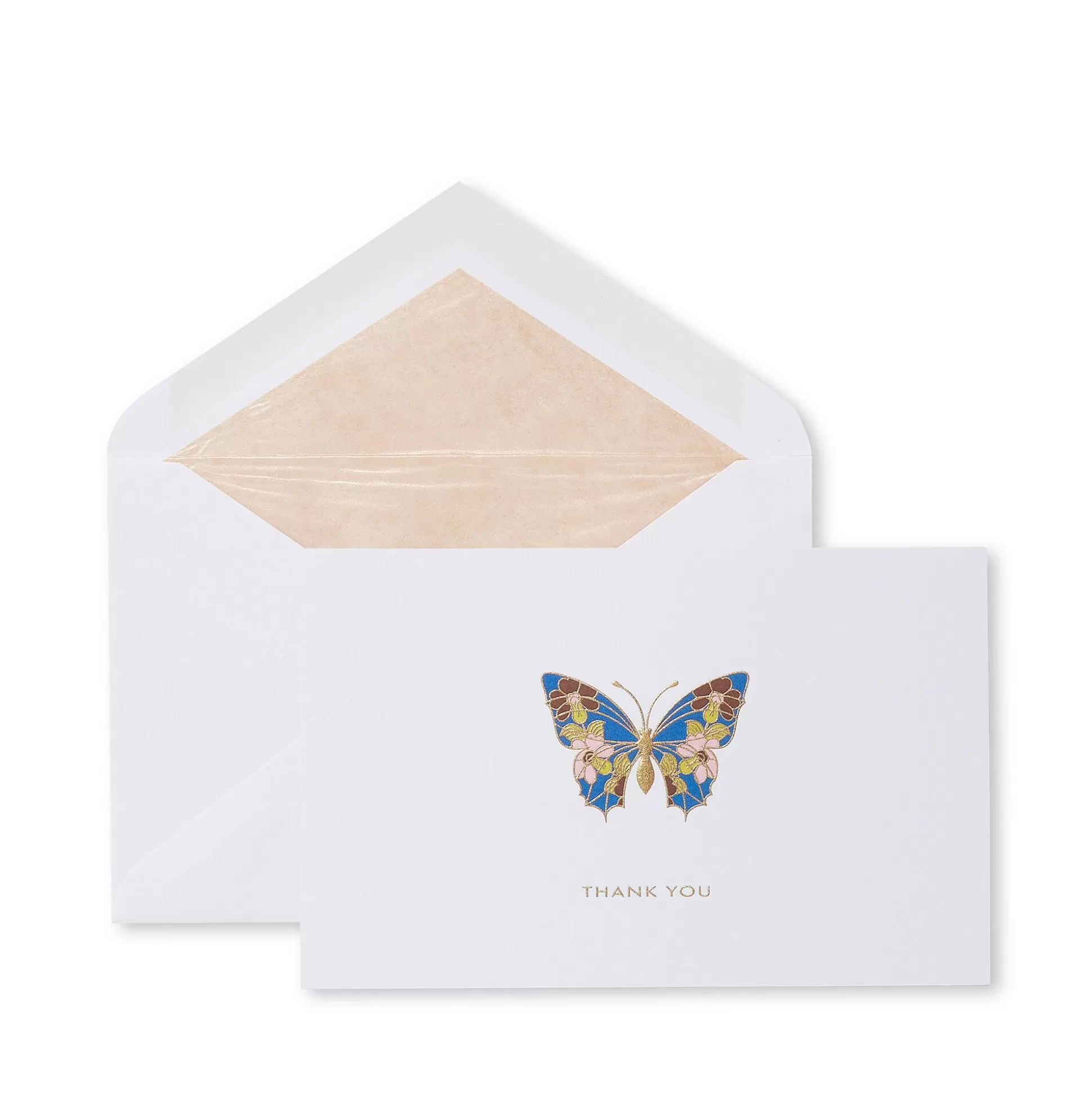 Smythson Greeting Cards^Thank You Butterfly Card