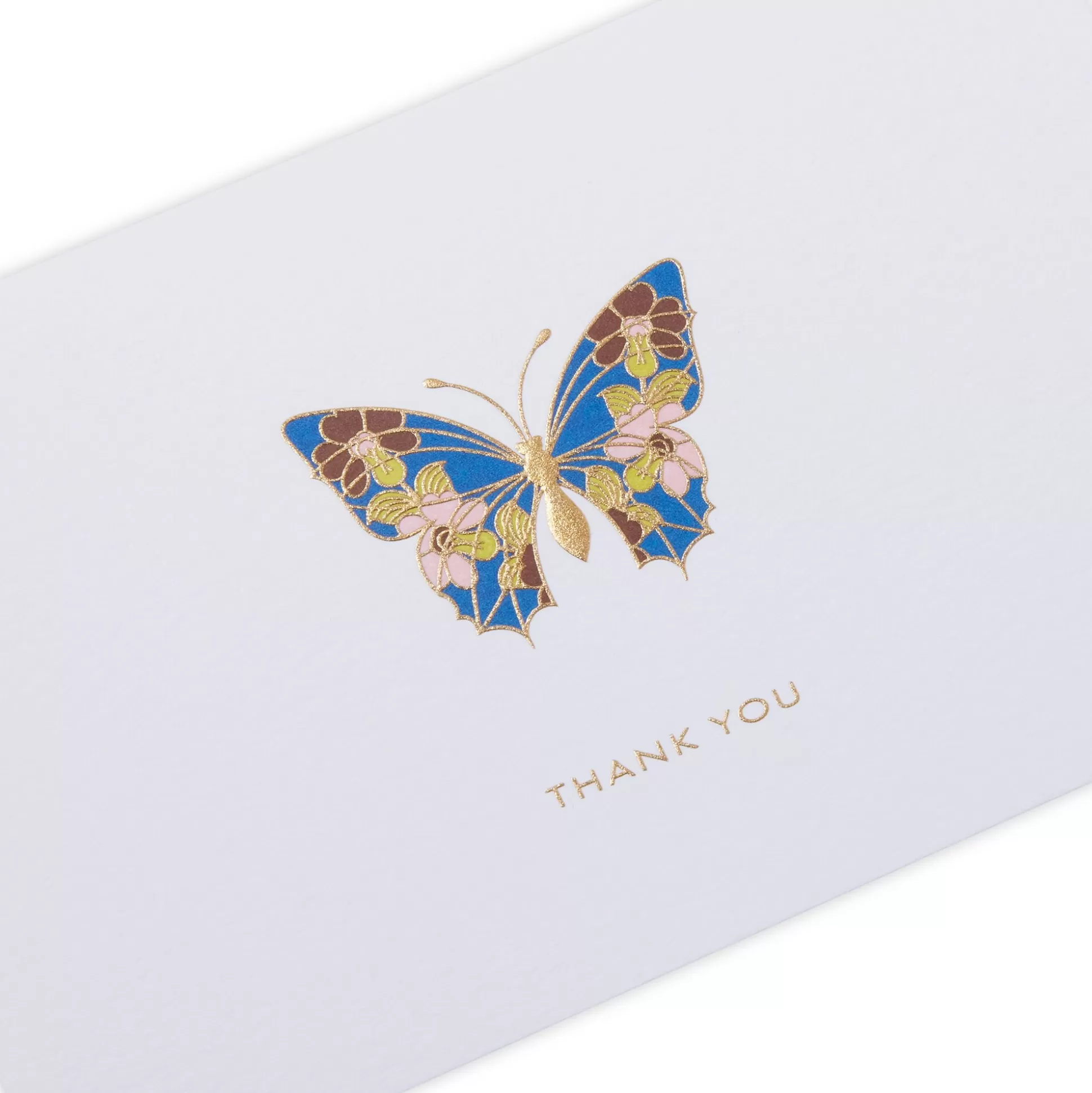 Smythson Greeting Cards^Thank You Butterfly Card
