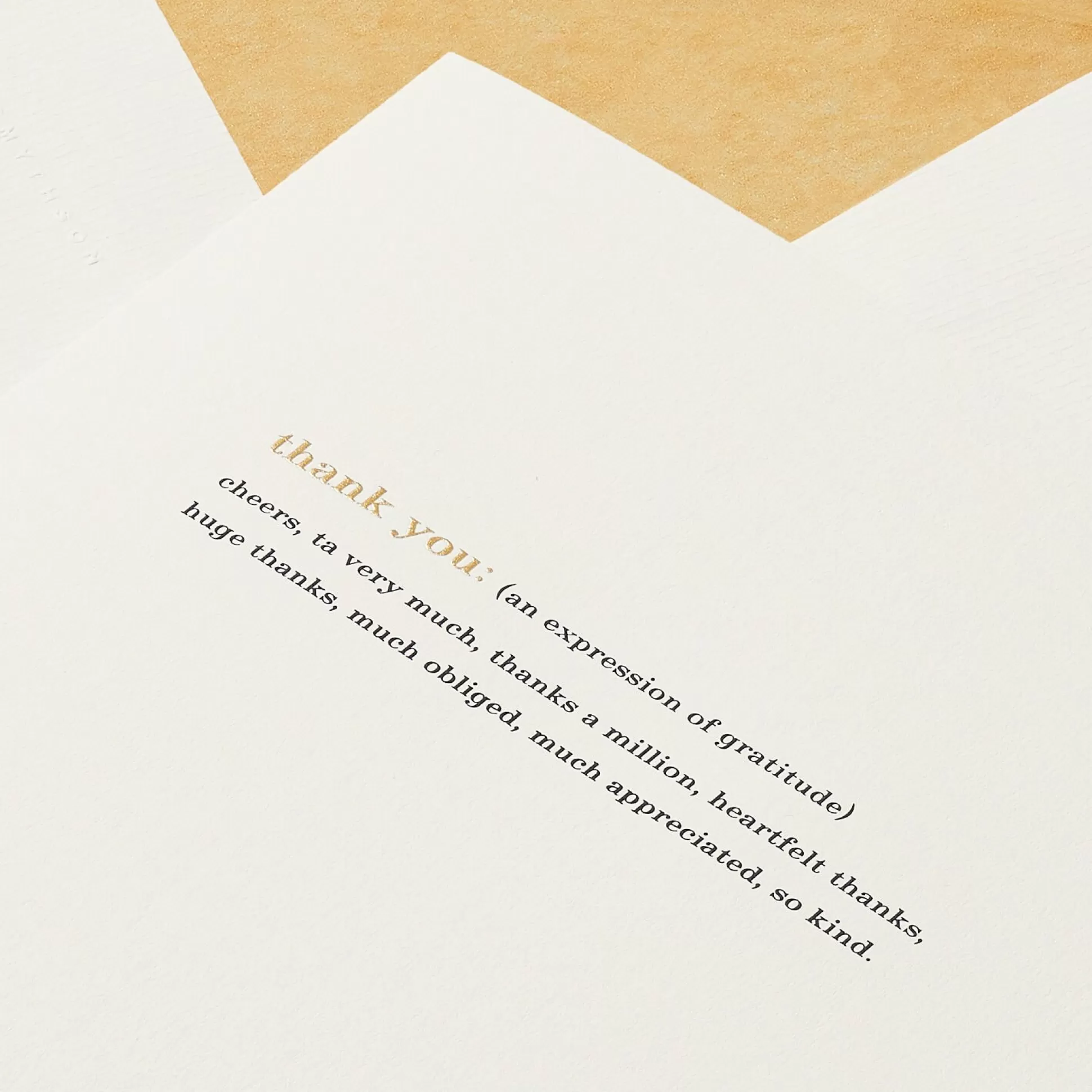 Smythson Greeting Cards^Thank You Expressions Card