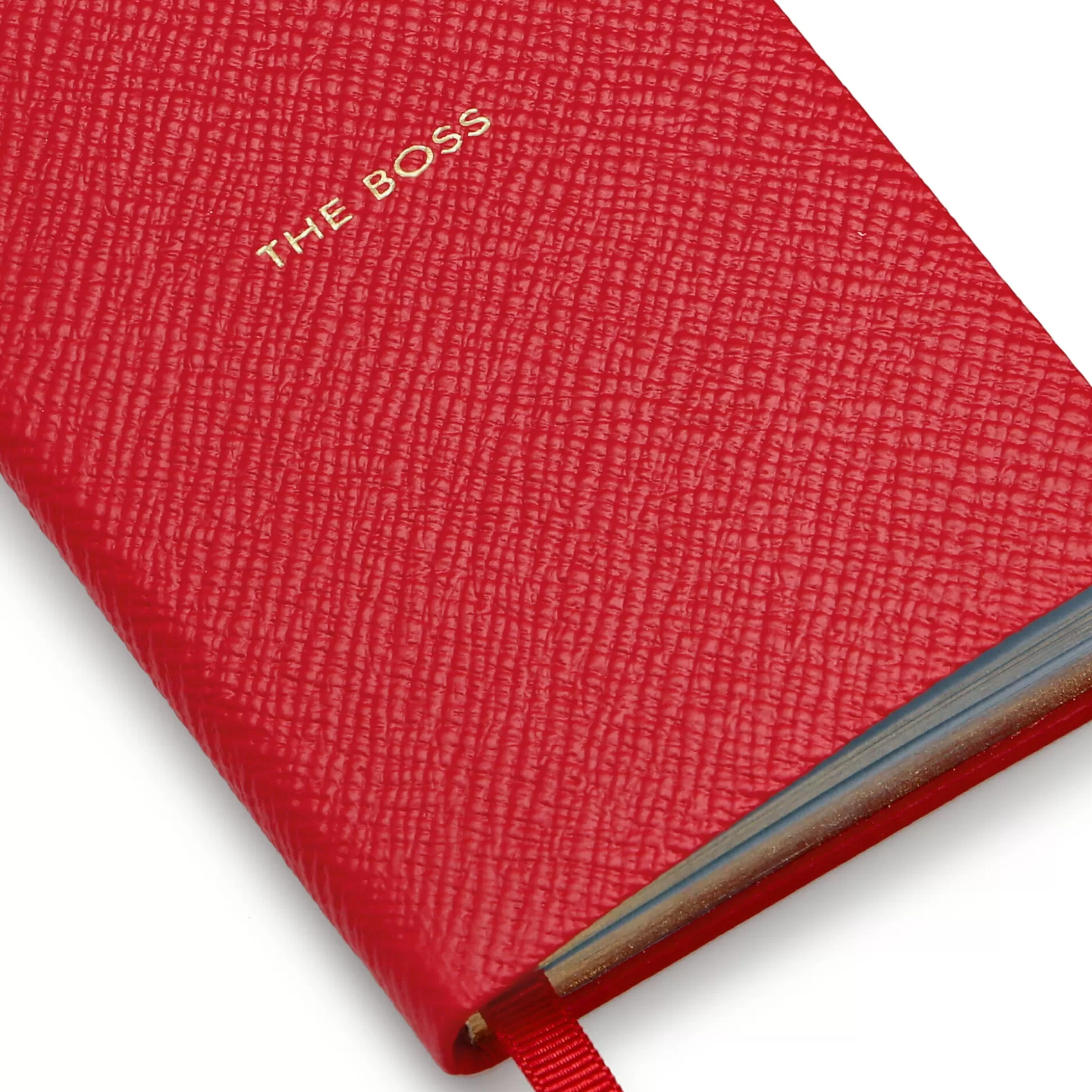 Smythson Titled Notebooks^The Boss Wafer Notebook In Panama