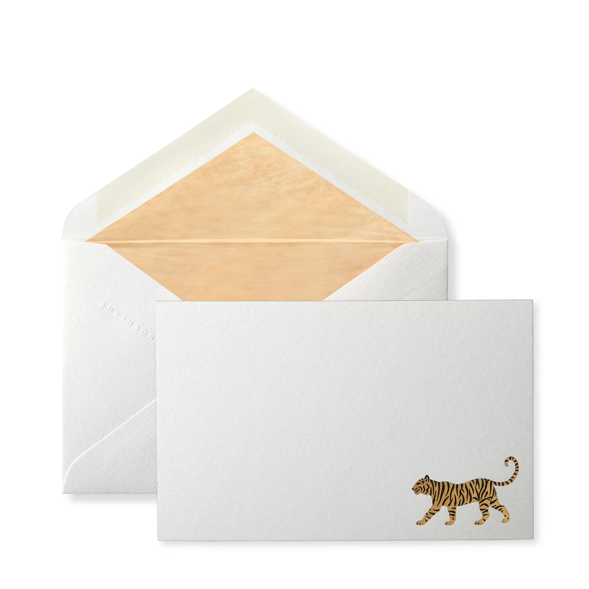 Smythson Correspondence Cards^Tiger Animal Kingdom Card Set