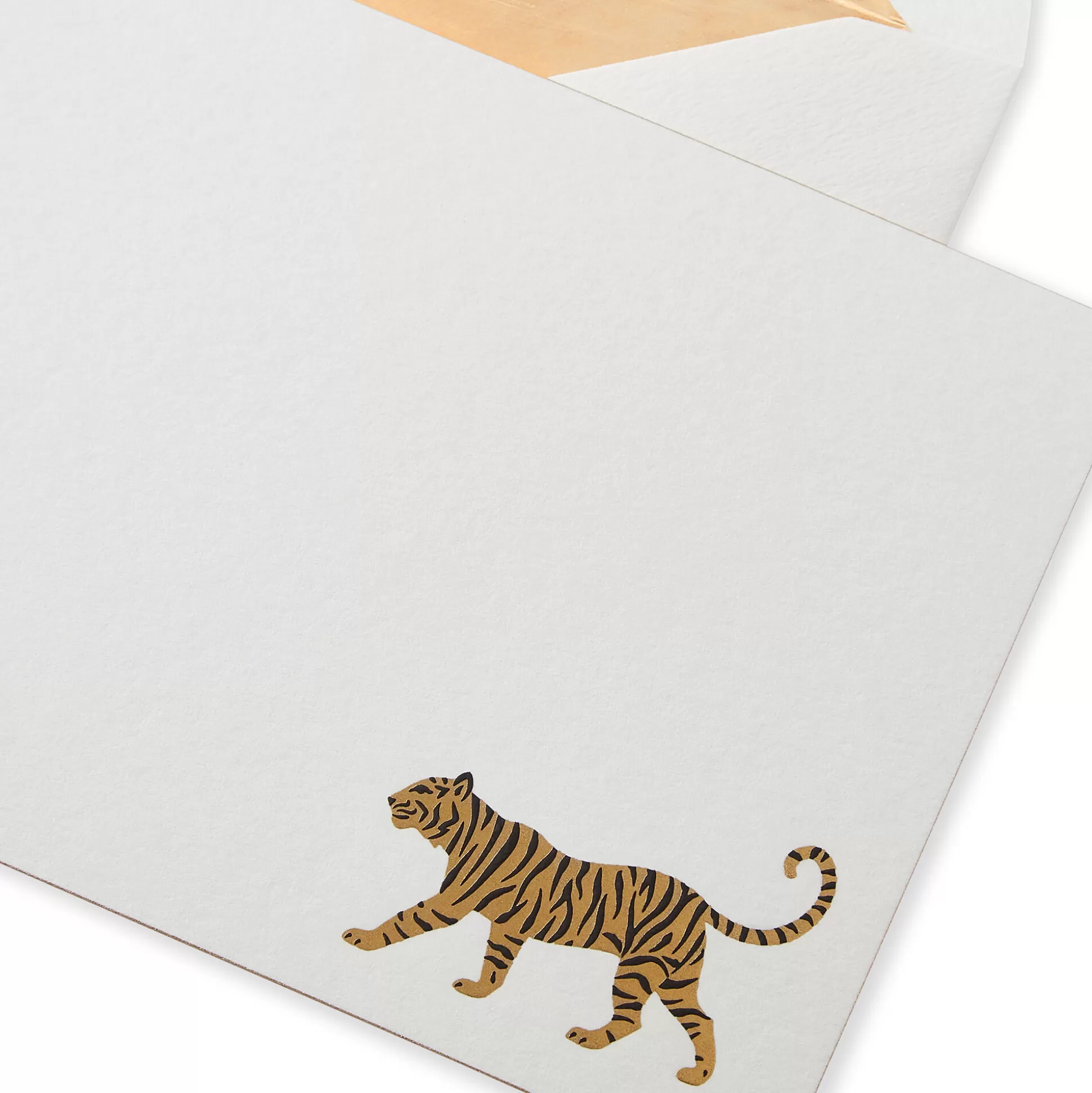 Smythson Correspondence Cards^Tiger Animal Kingdom Card Set