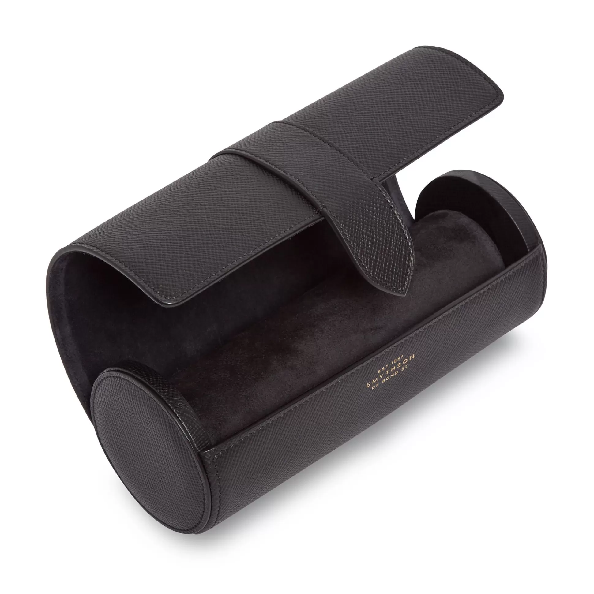 Men Smythson Watch And Cufflink Boxes^Watch Roll In Panama