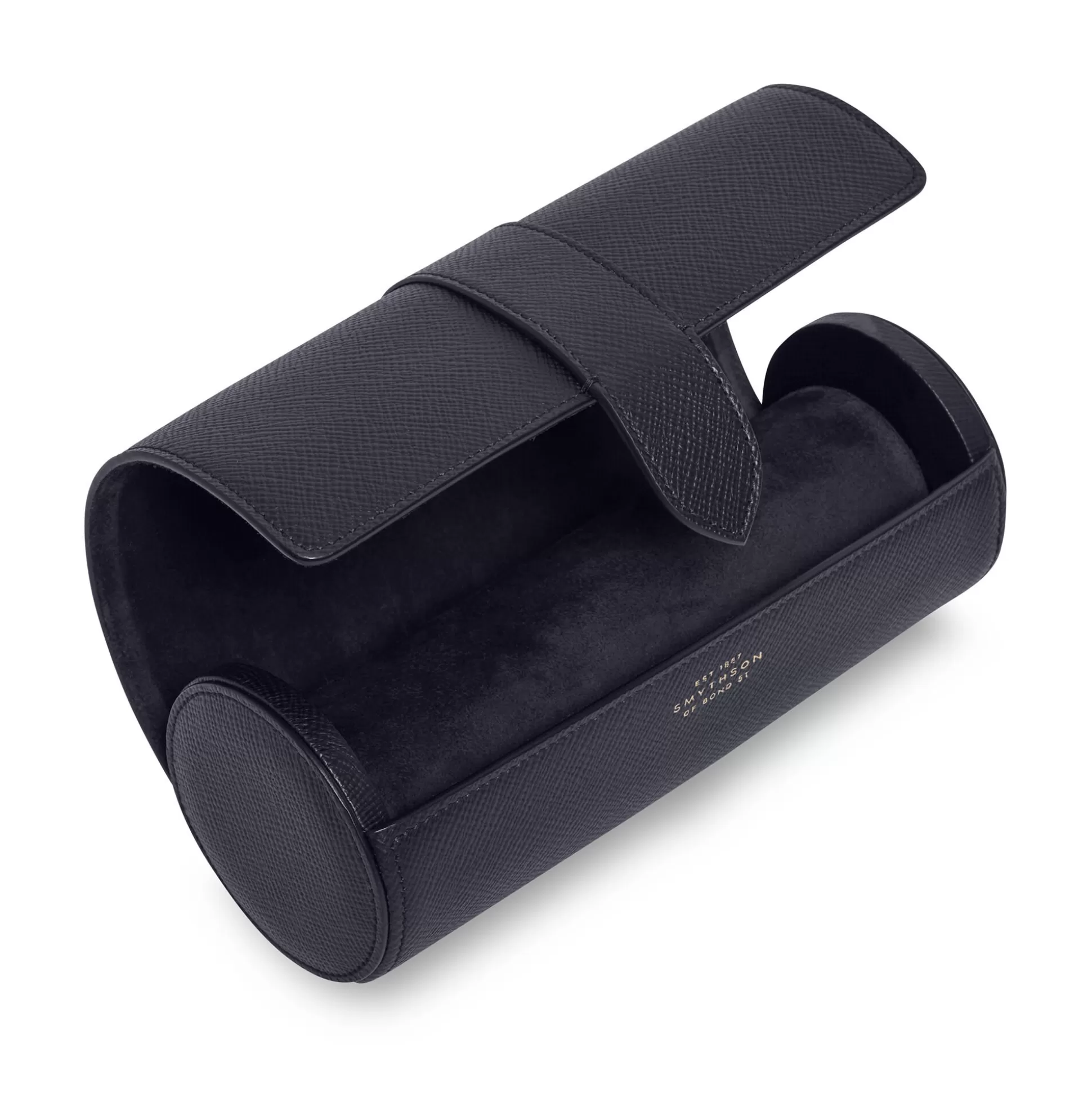 Men Smythson Watch And Cufflink Boxes^Watch Roll In Panama