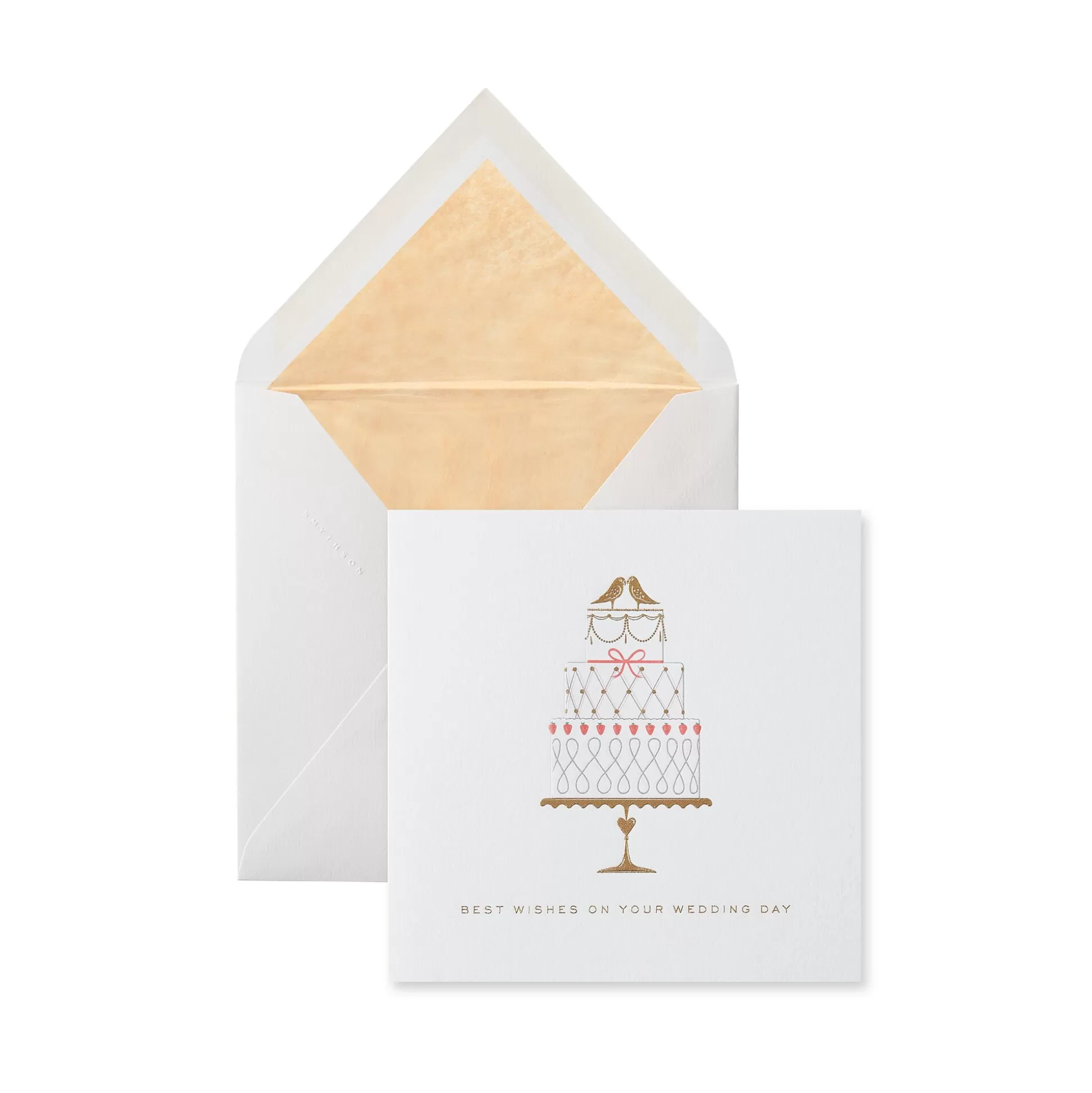 Smythson Greeting Cards^Wedding Cake Card