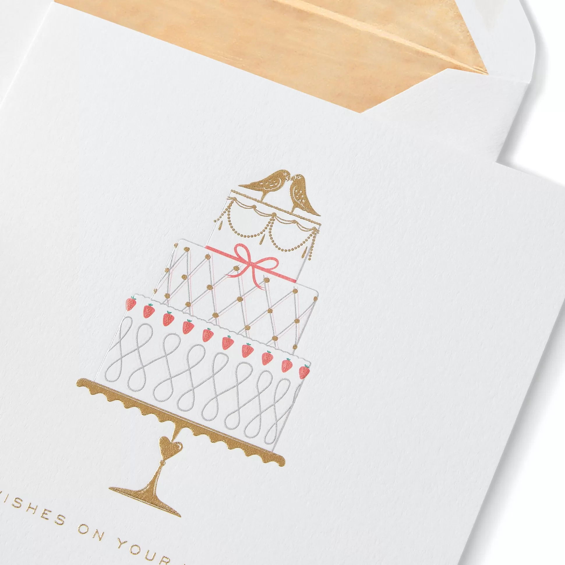 Smythson Greeting Cards^Wedding Cake Card